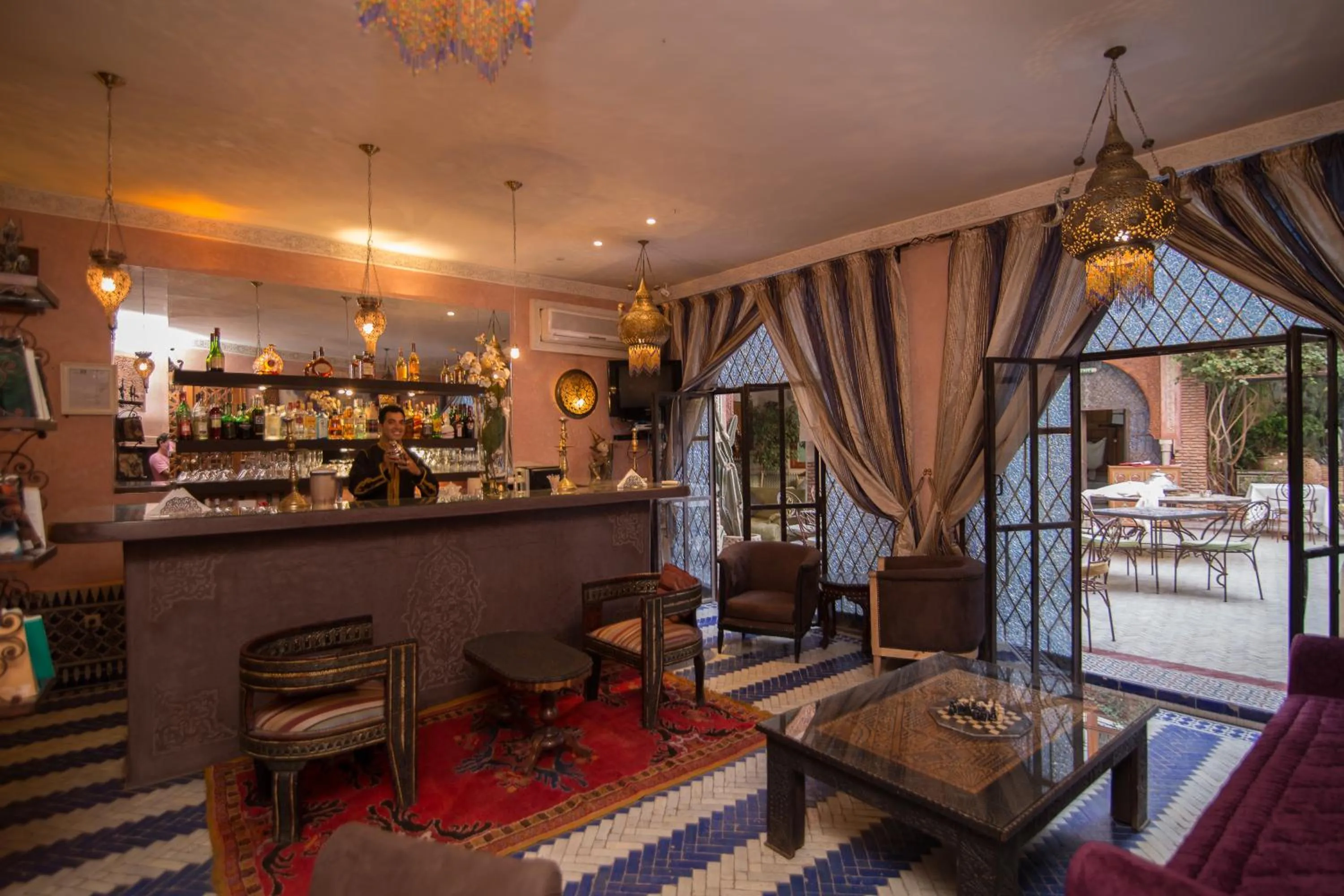 Restaurant/places to eat in Riad Palais Sebban
