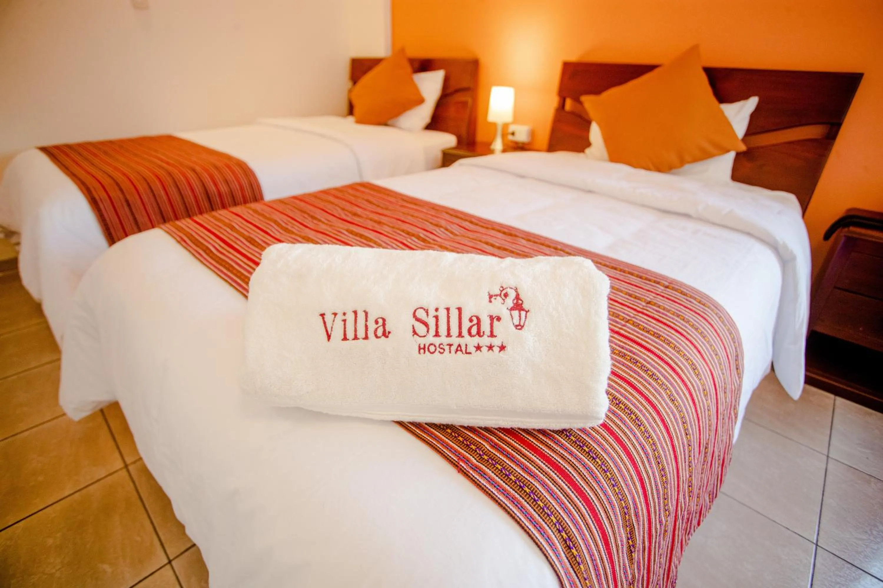 Bed in Villa Sillar