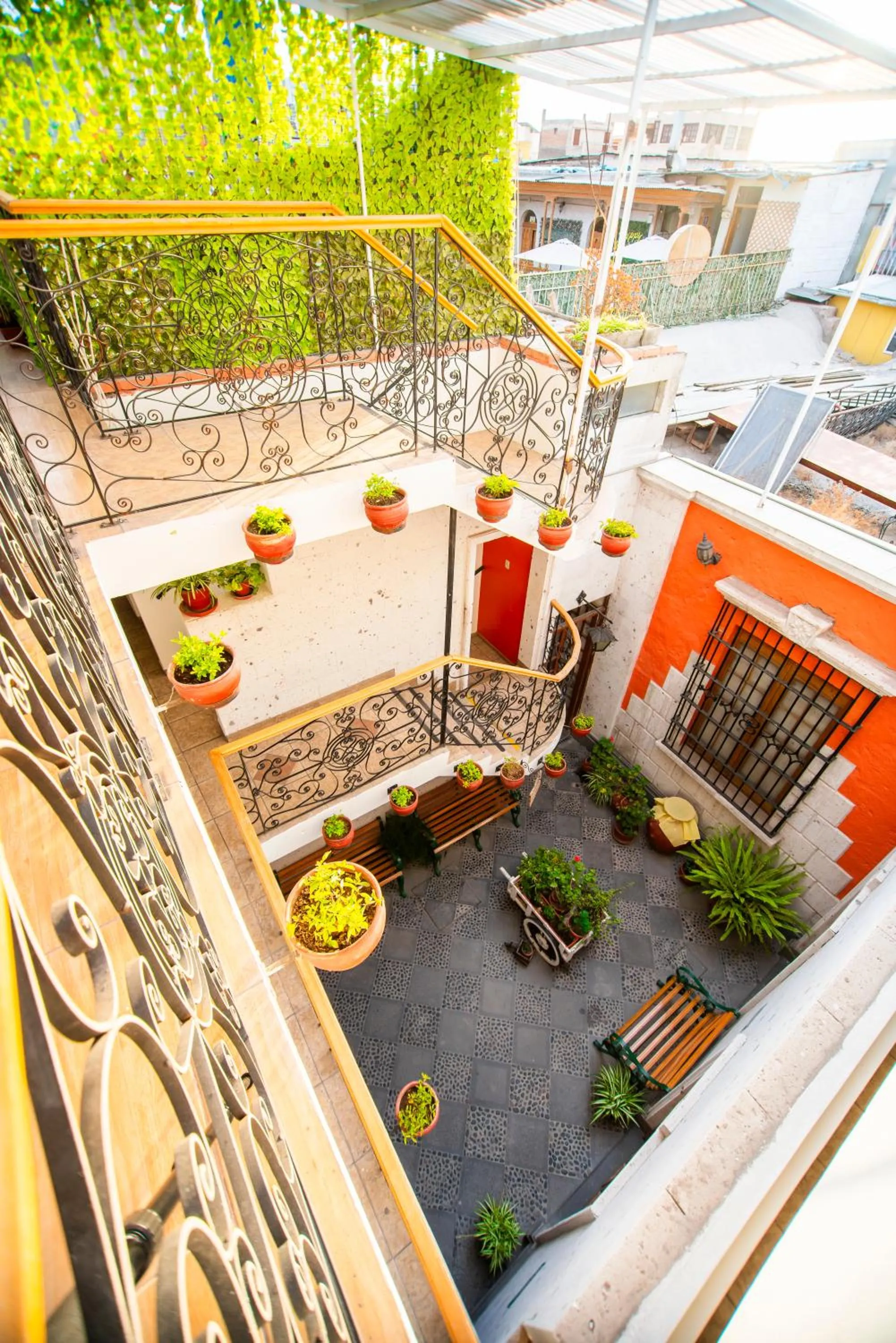 Bird's eye view in Villa Sillar