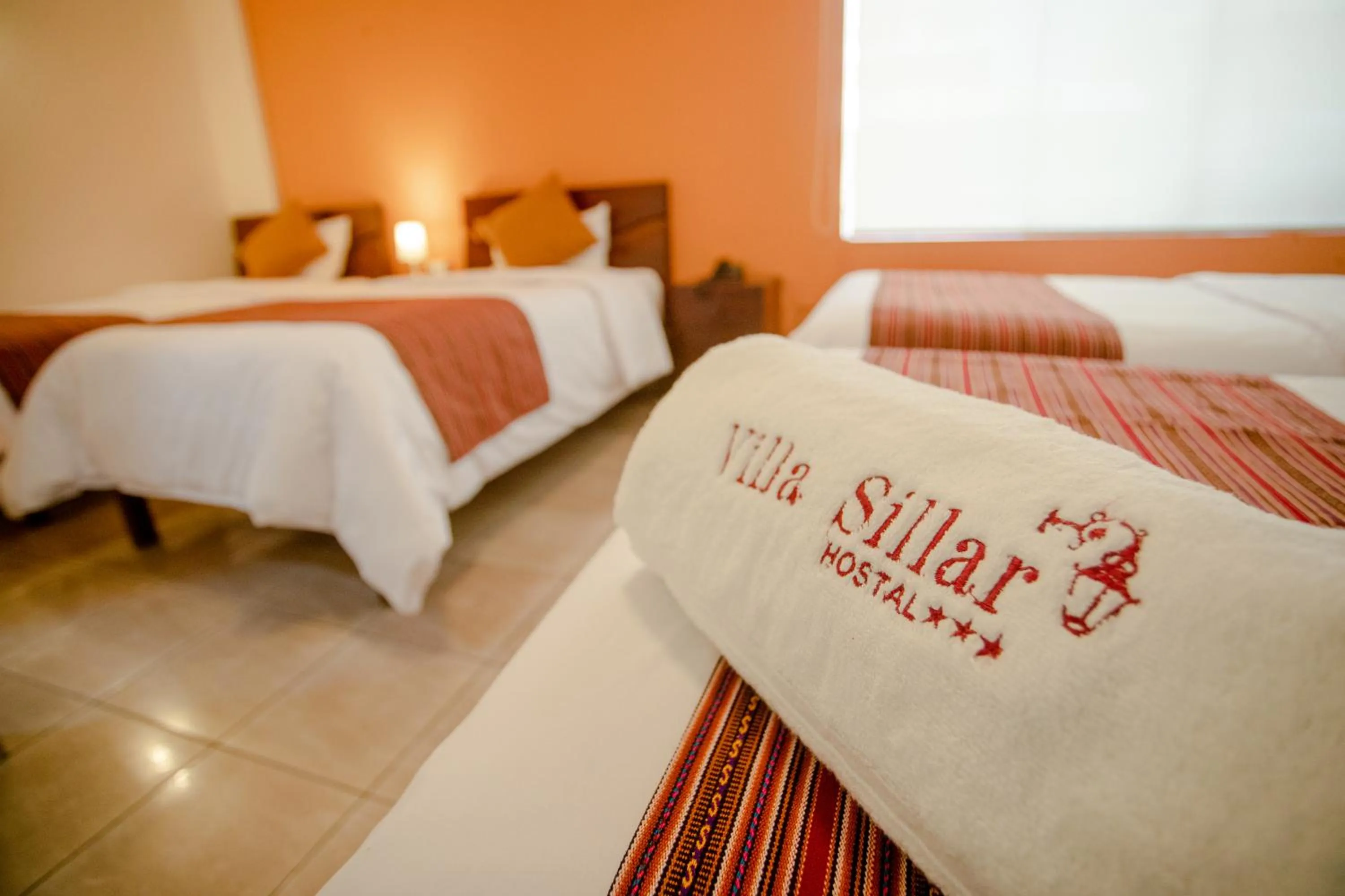 Bed in Villa Sillar