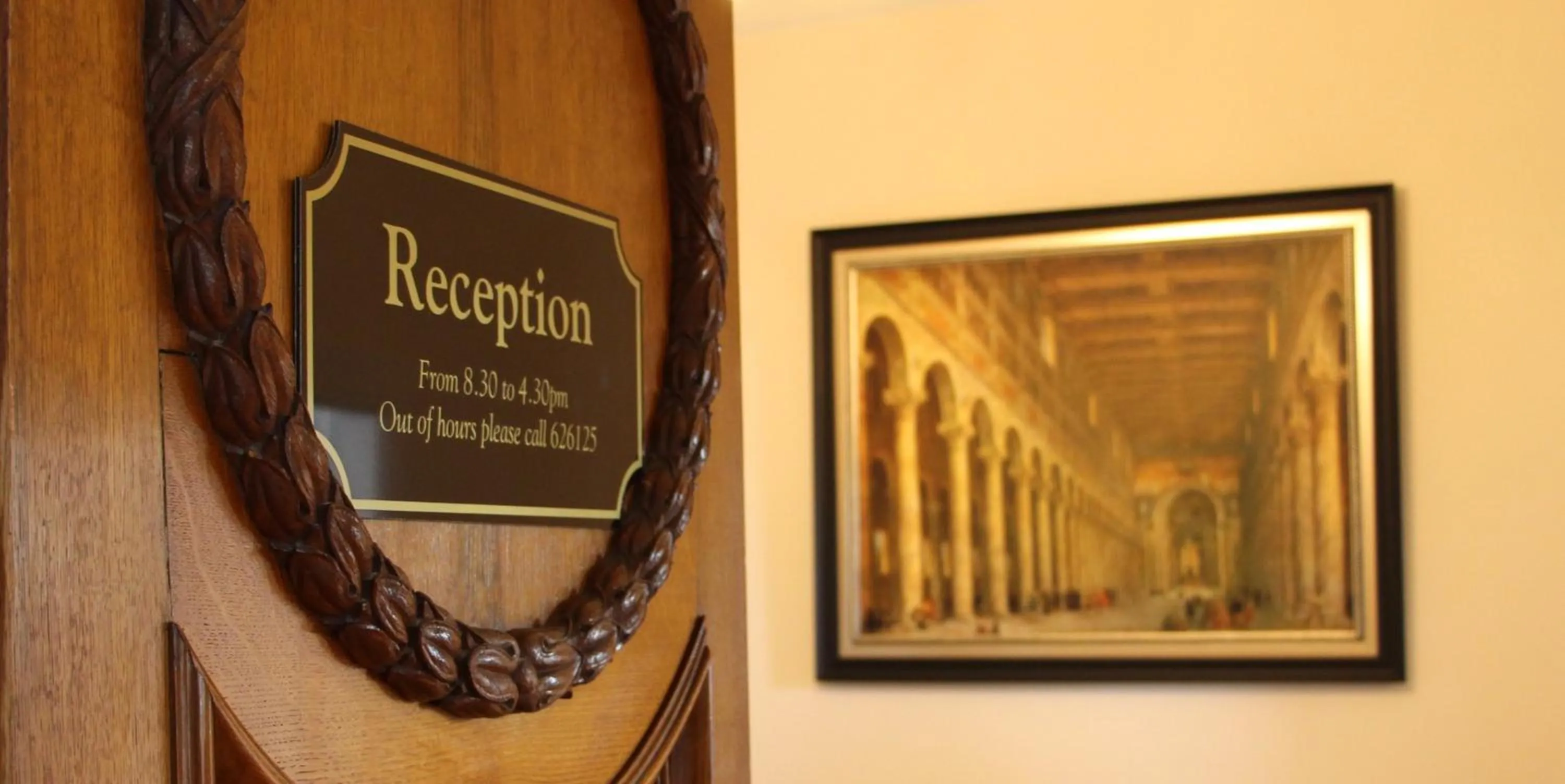 Lobby or reception in The Town House