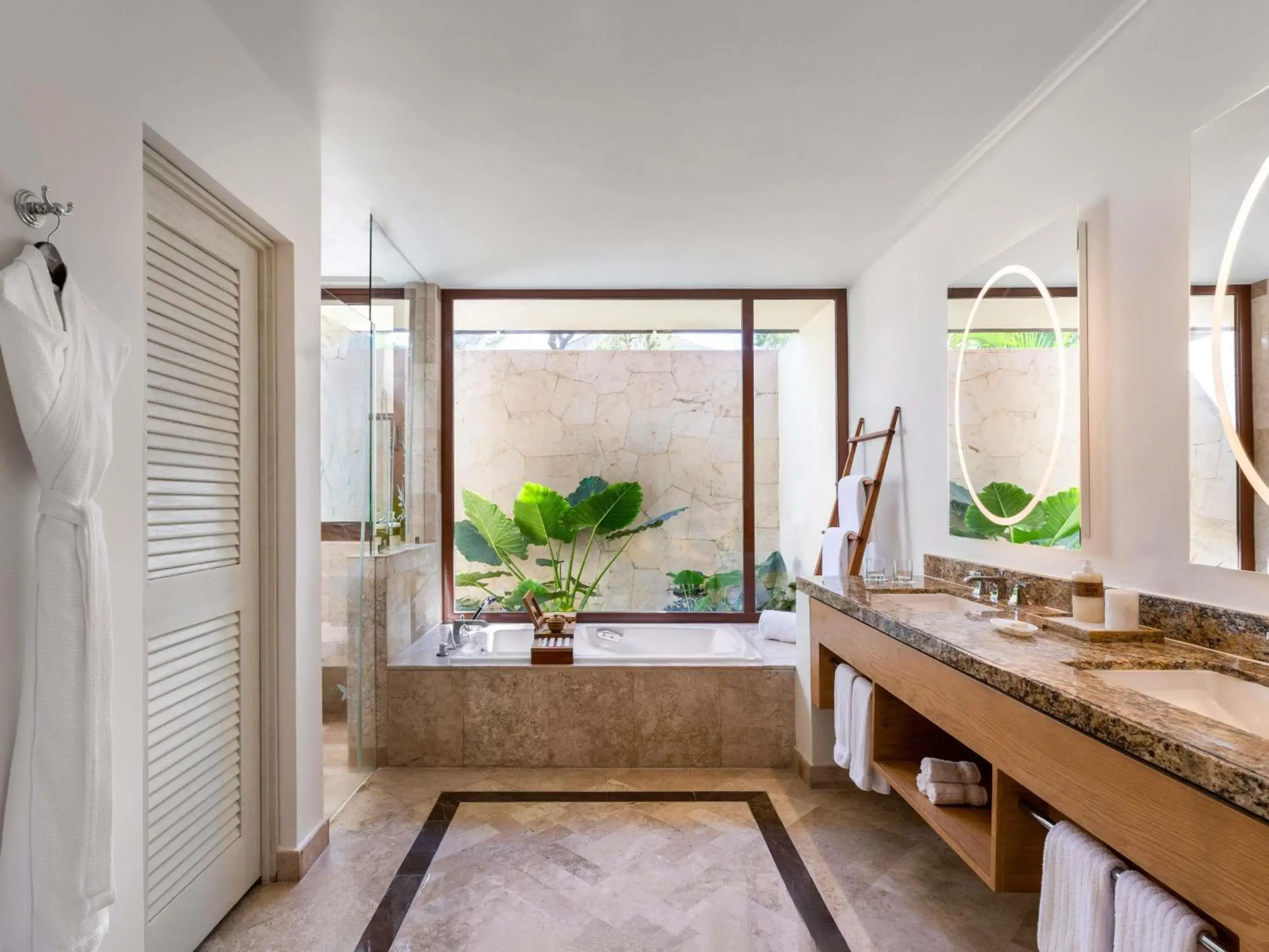 Deluxe Casita with Two Queen Beds and Soaking Tub - Garden View in Fairmont Mayakoba Deluxe Casita with Two Queen Beds and Soaking Tub - Garden View in Fairmont Mayakoba