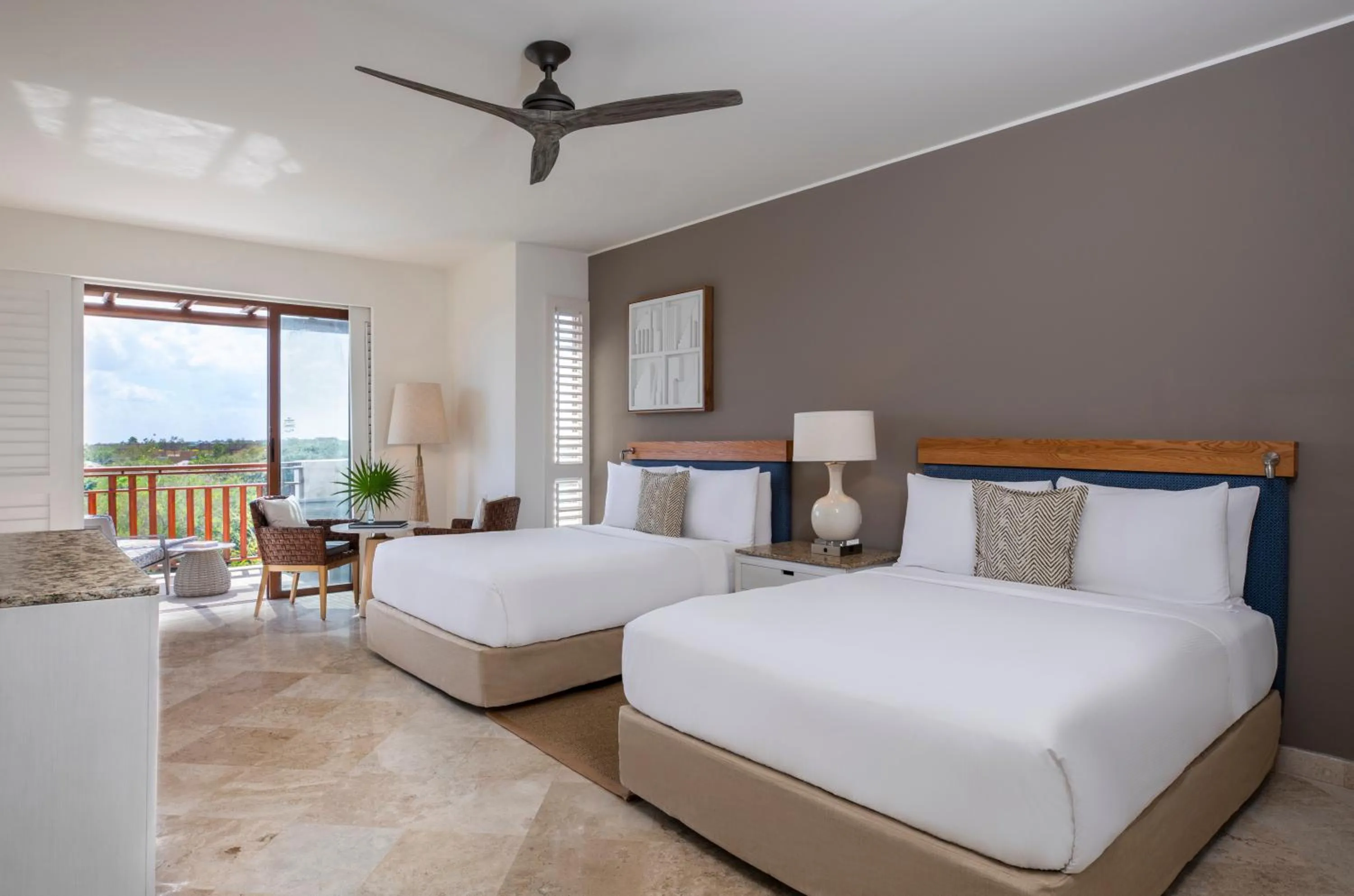 Bedroom, Bed in Fairmont Mayakoba