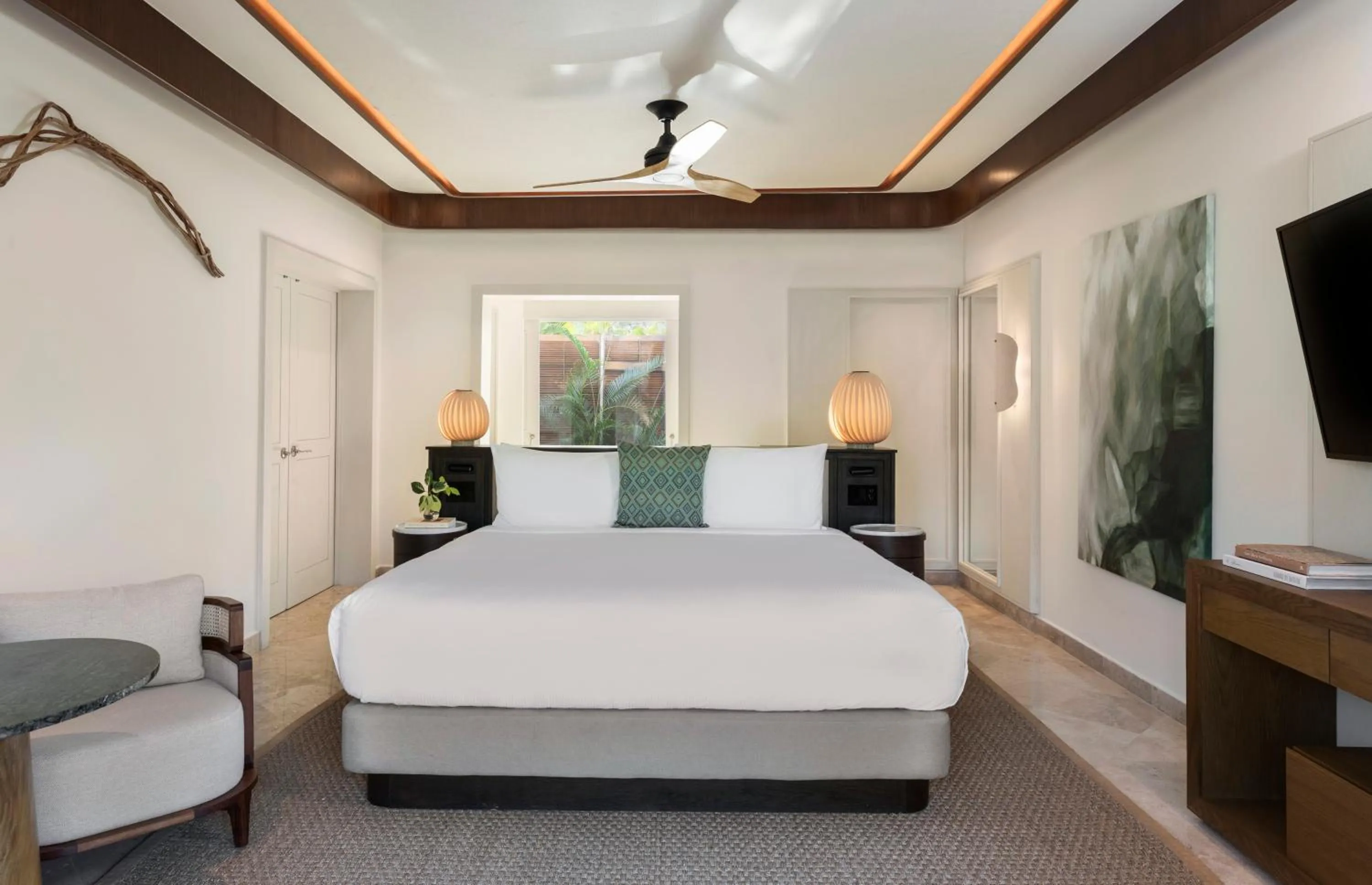 Bedroom, Bed in Fairmont Mayakoba