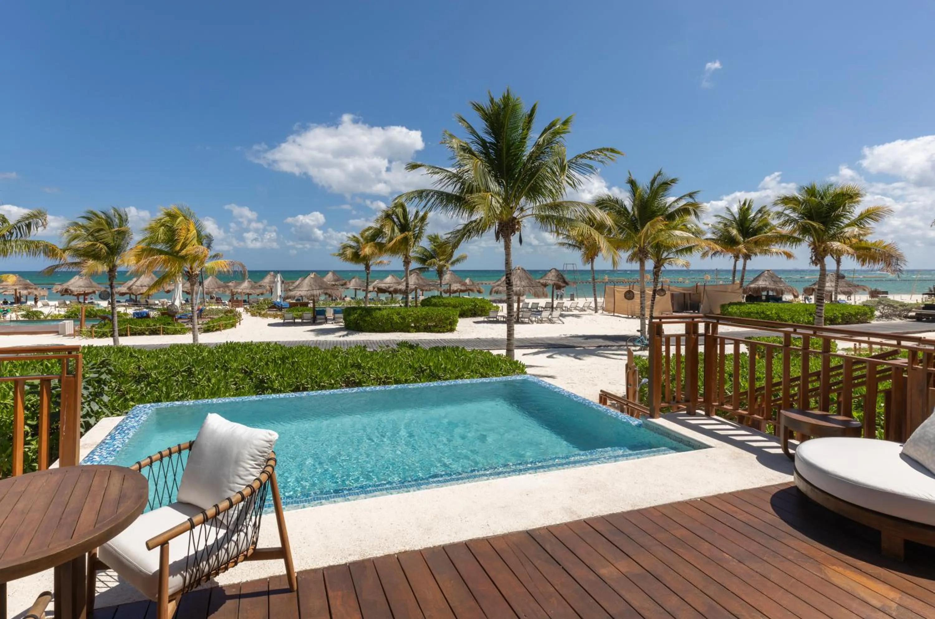 Swimming pool in Fairmont Mayakoba
