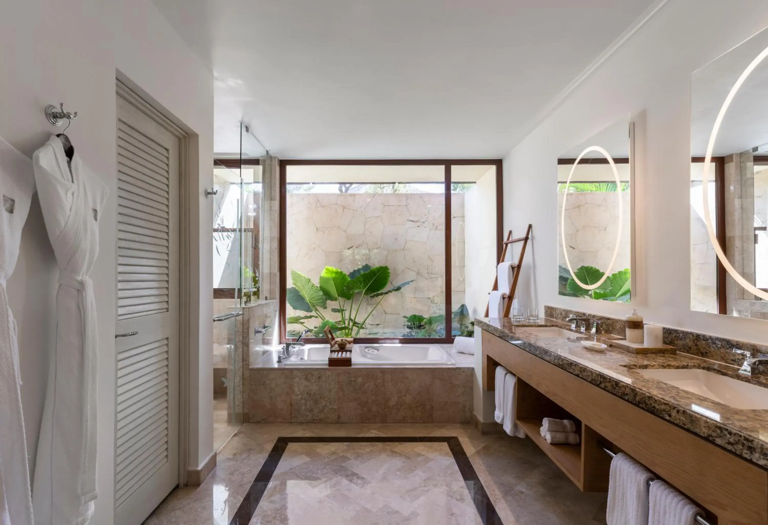 Deluxe Casita with Two Queen Beds and Soaking Tub - Garden View in Fairmont Mayakoba Deluxe Casita with Two Queen Beds and Soaking Tub - Garden View in Fairmont Mayakoba