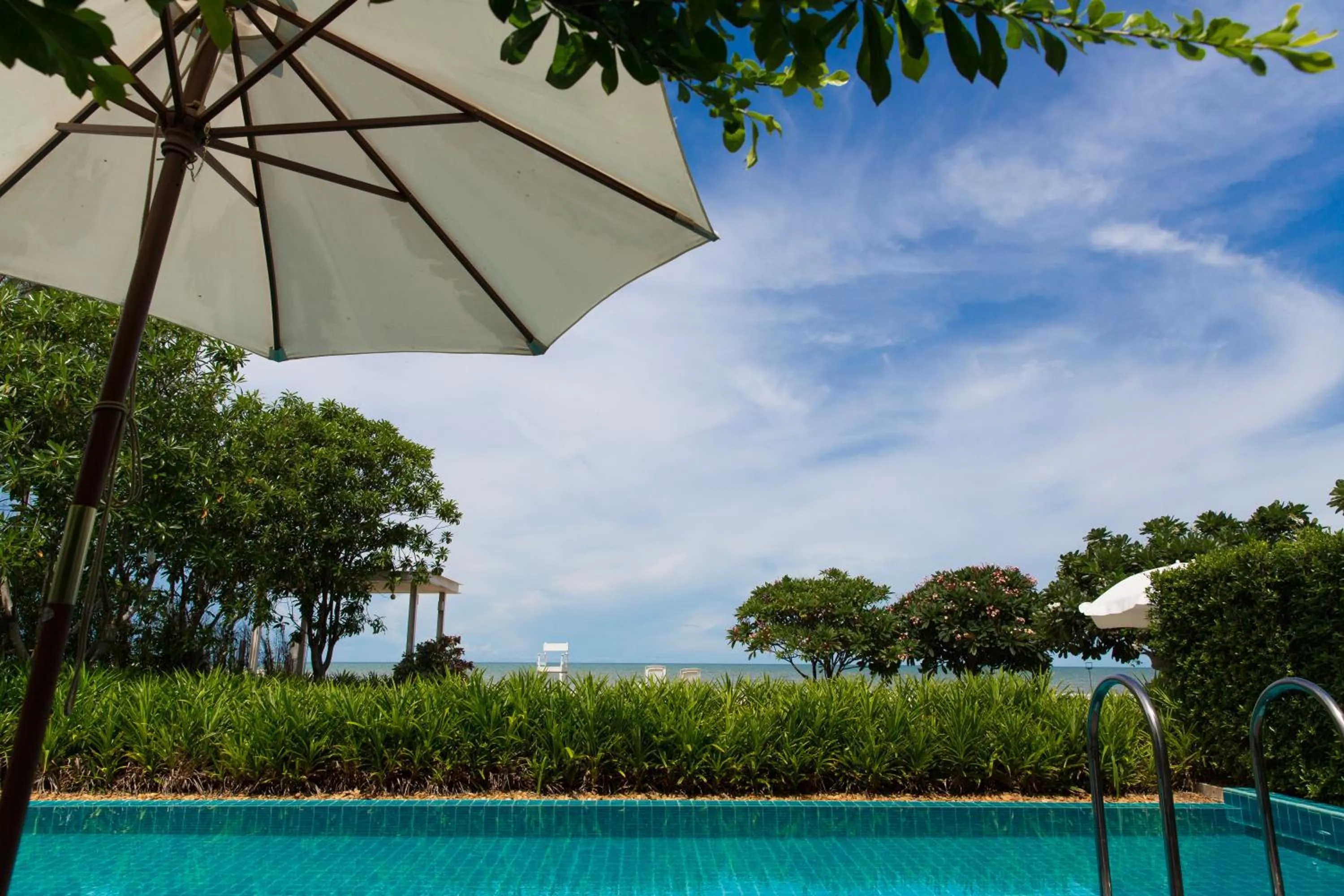 Pool view in Verano Beach Villa