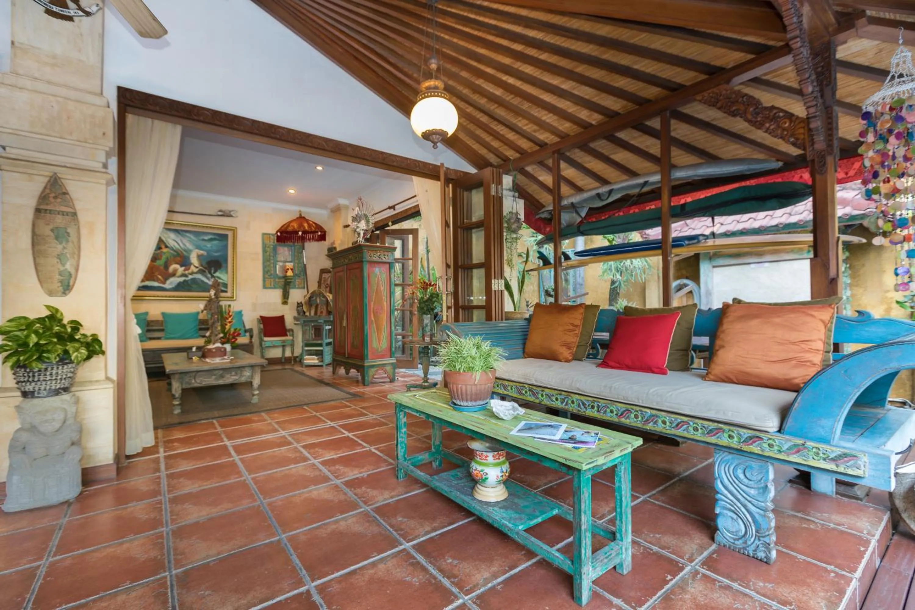 Seating area in Villa Kaja by Nagisa Bali