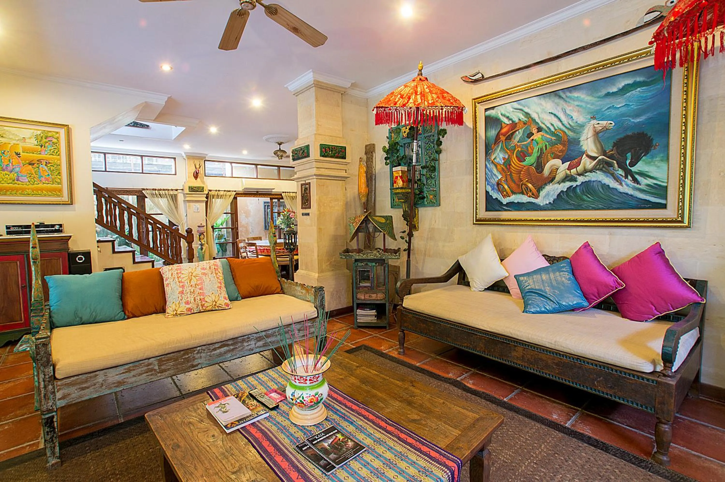 Living room in Villa Kaja by Nagisa Bali