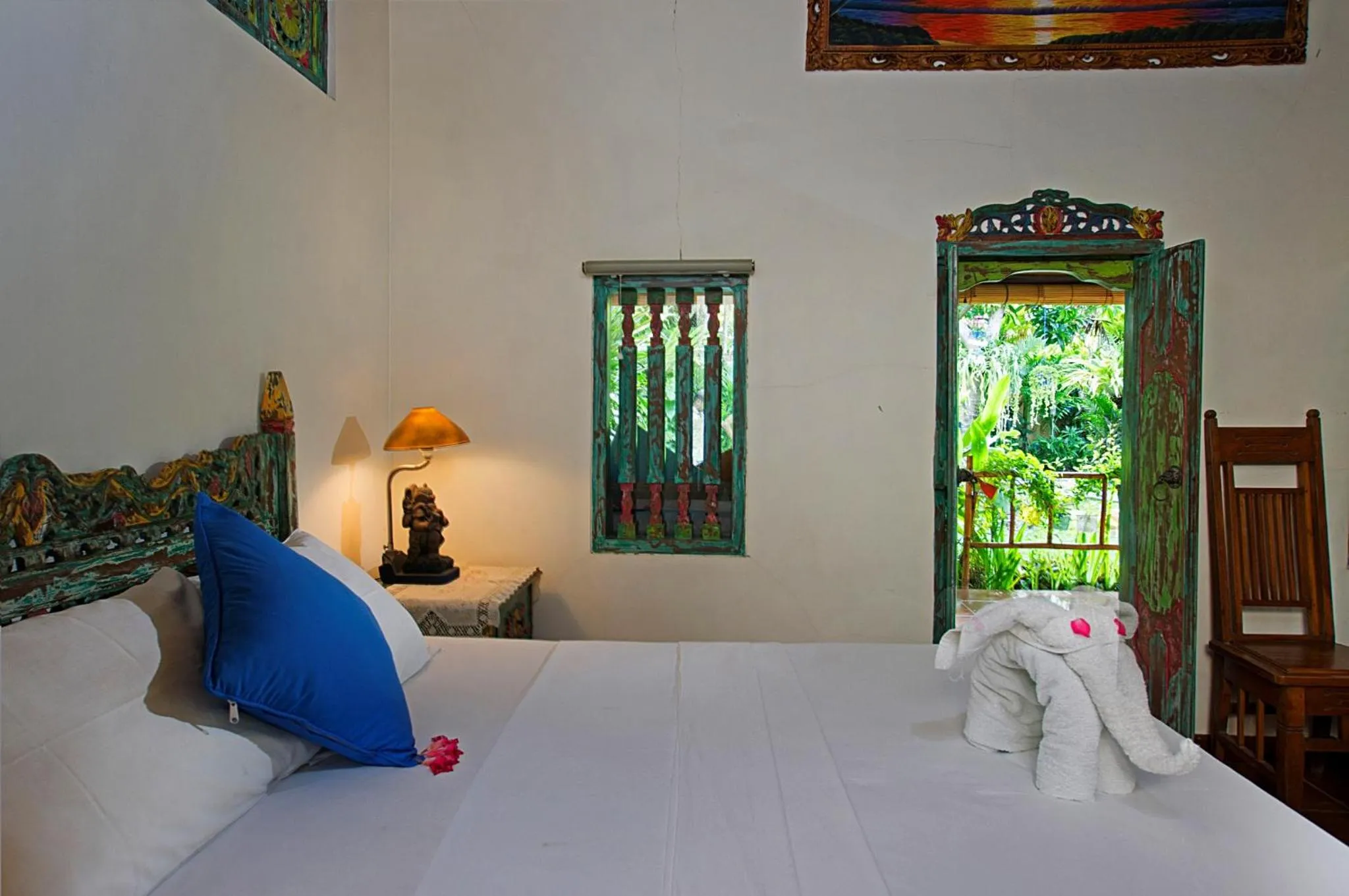 Bed in Villa Kaja by Nagisa Bali