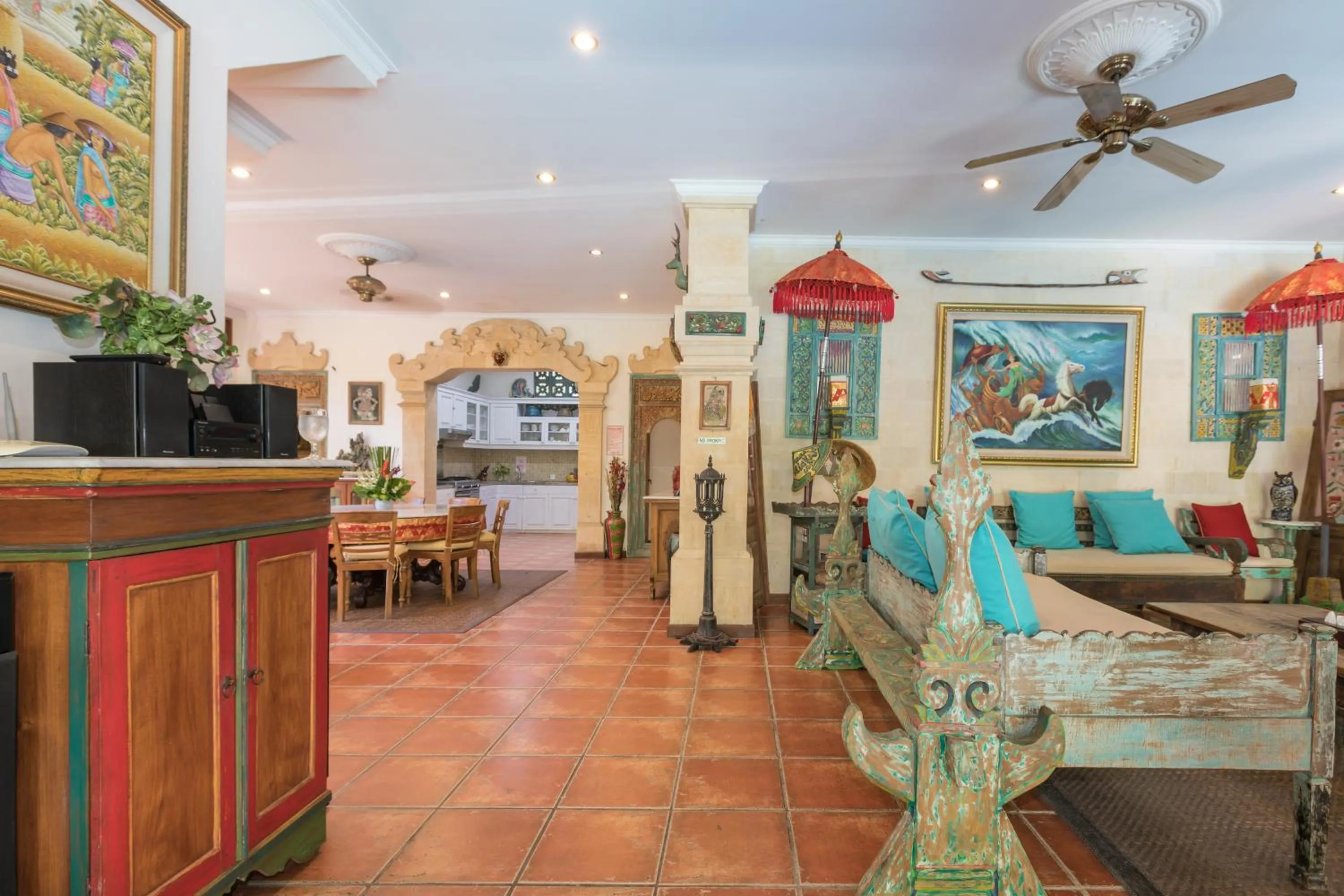 Lobby or reception in Villa Kaja by Nagisa Bali