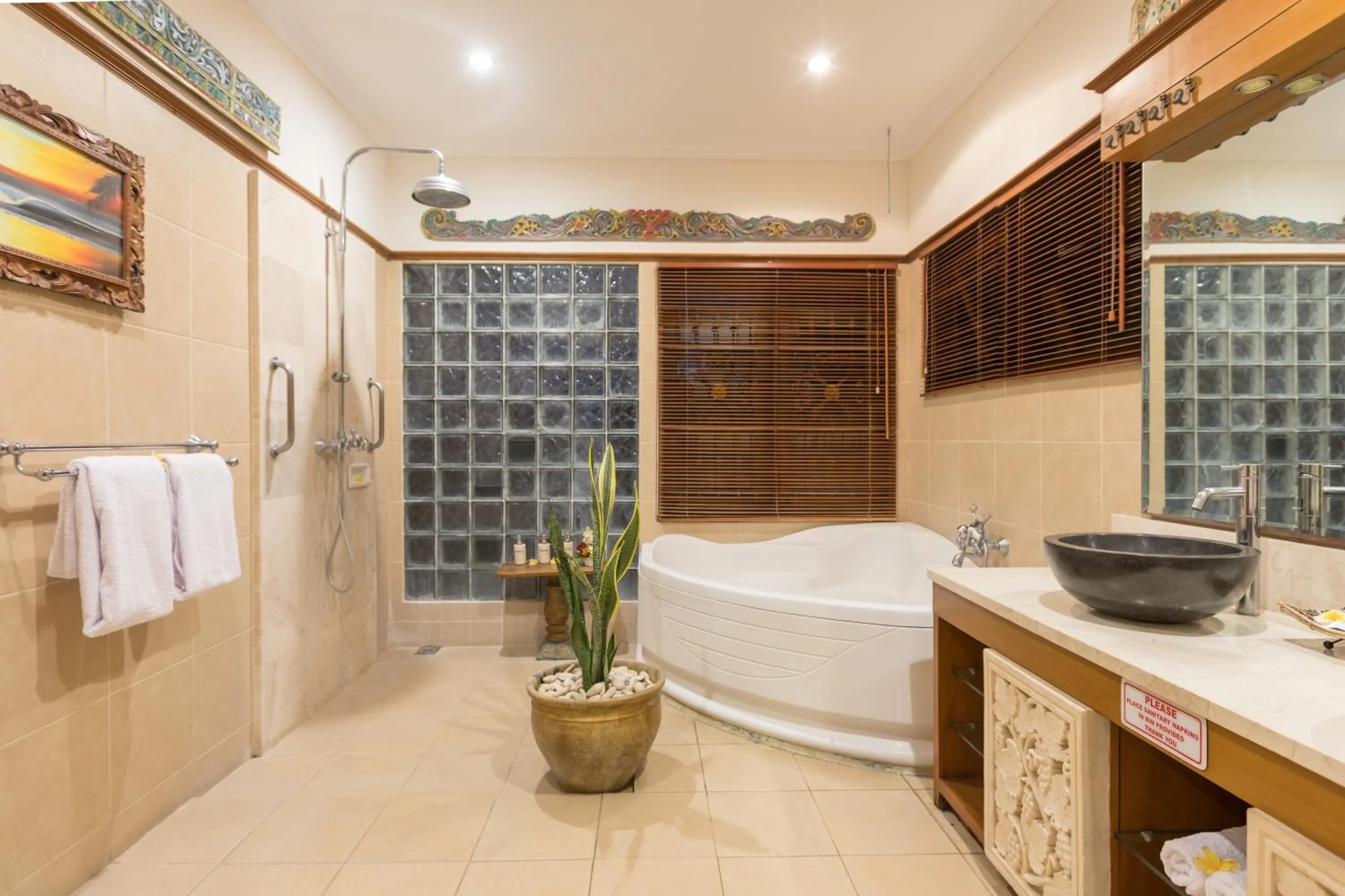 Bathroom in Villa Kaja by Nagisa Bali