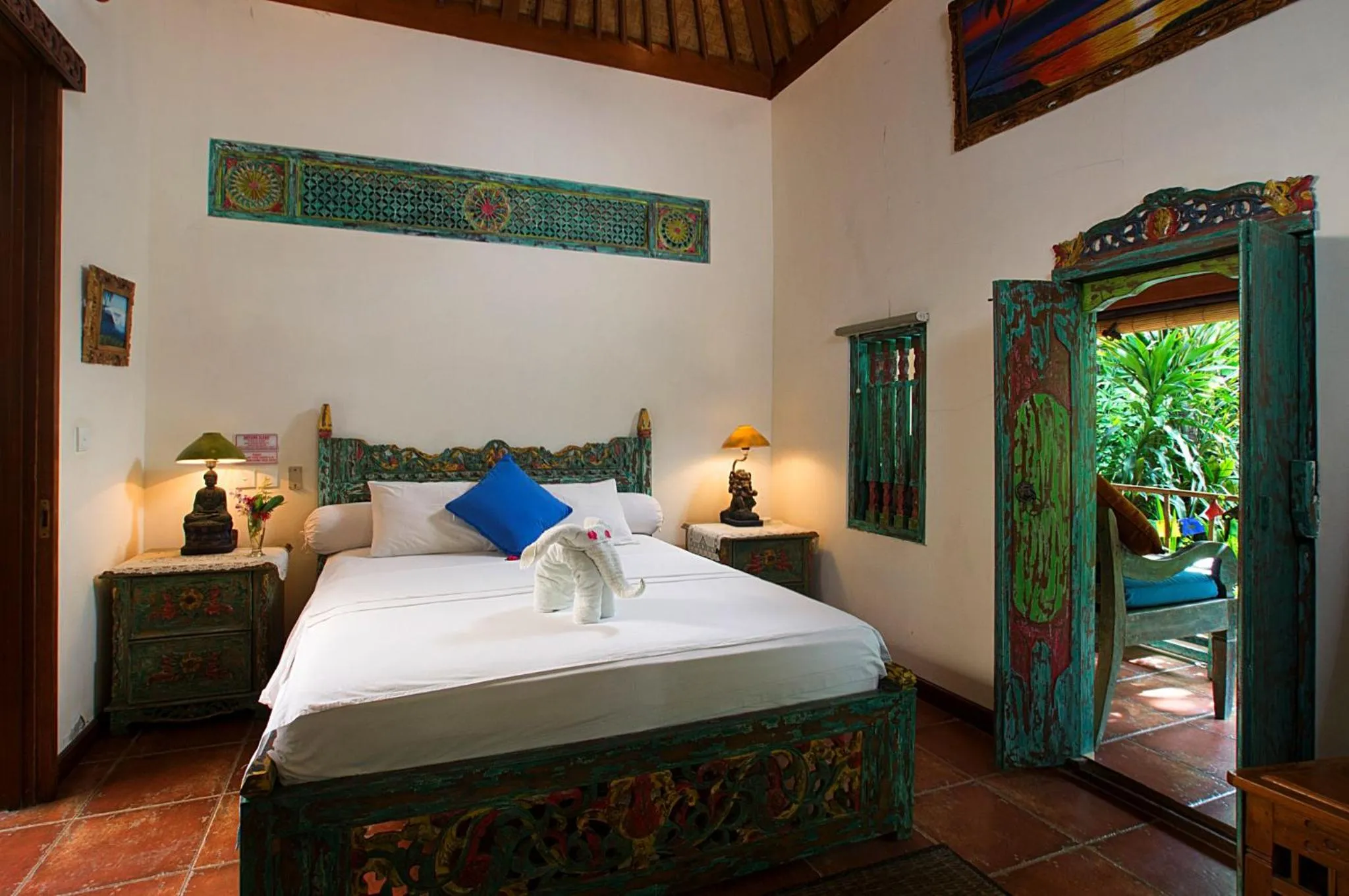 Bed in Villa Kaja by Nagisa Bali