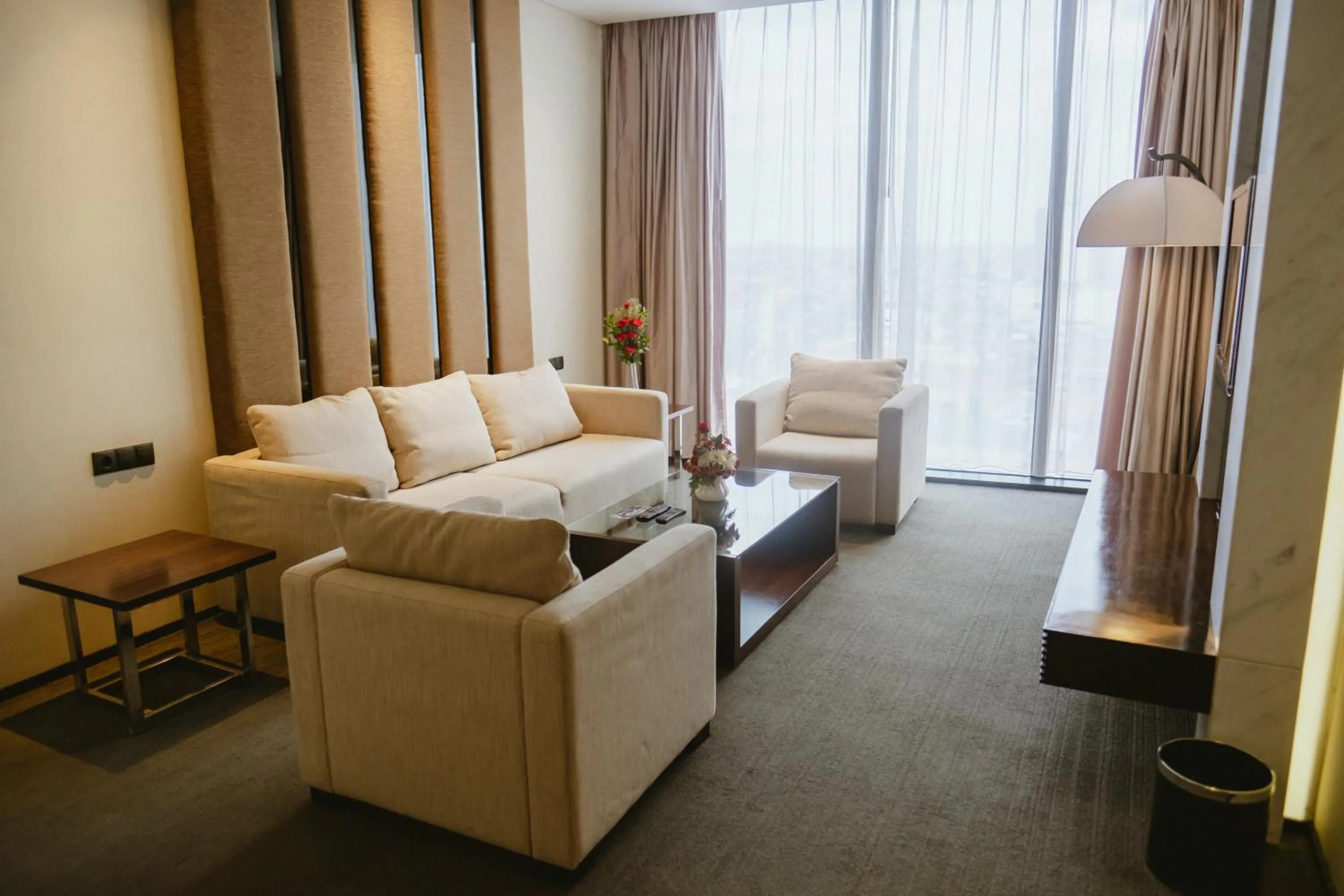 Living room in PO Hotel Semarang