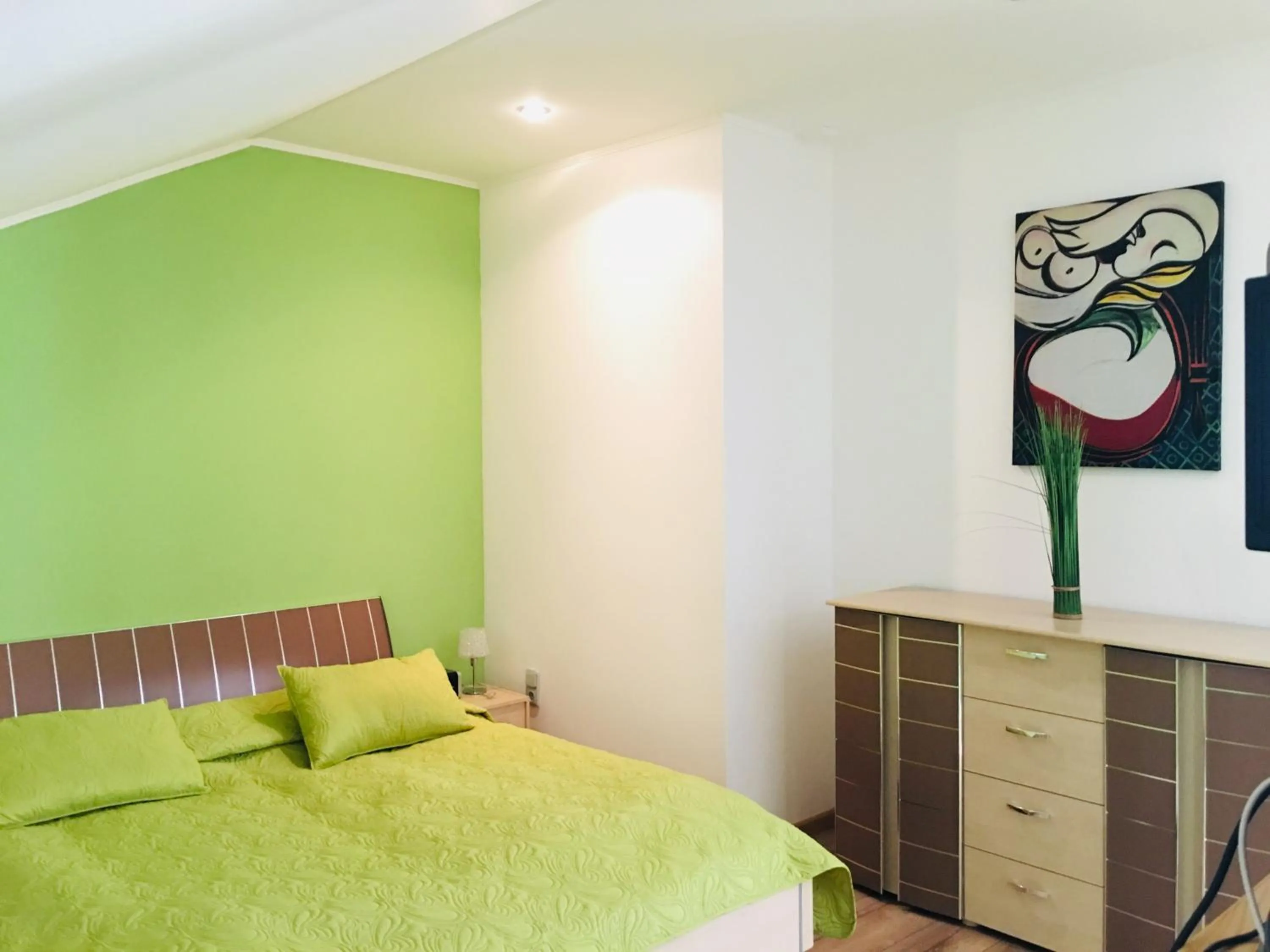 Bed in Penzión Hradby