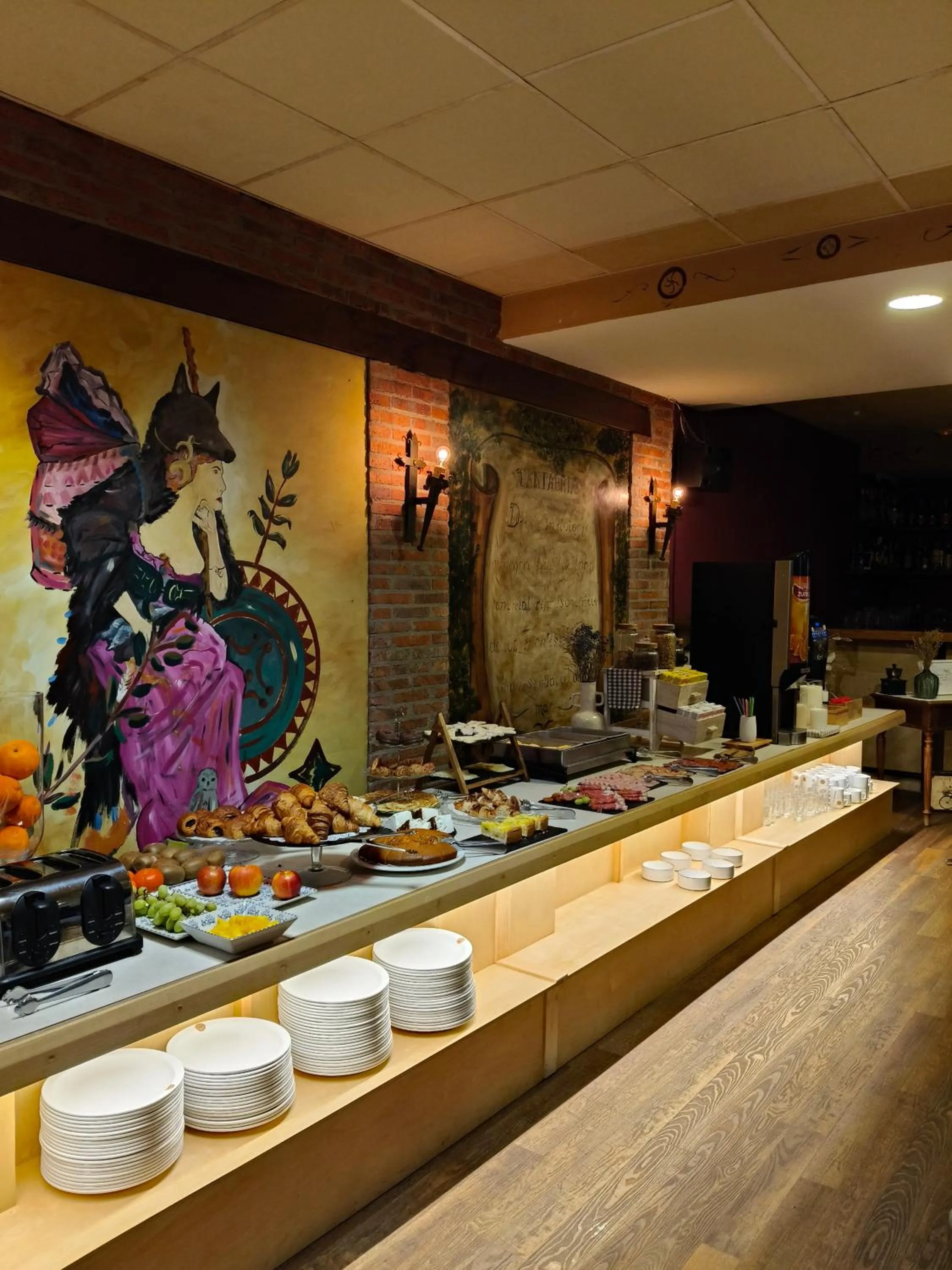 Buffet breakfast in Posada la Leyenda