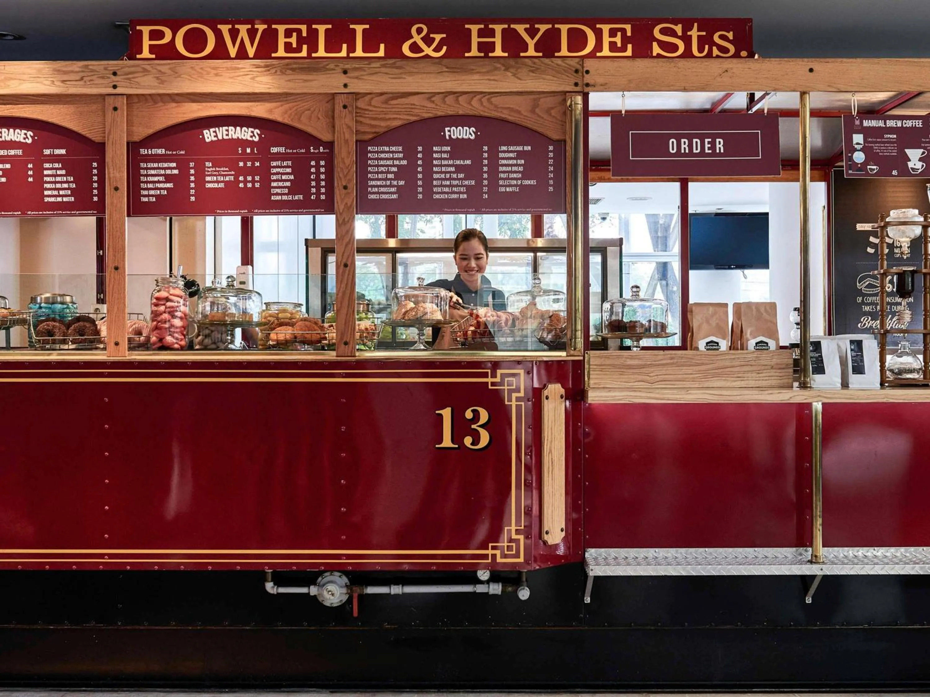 Restaurant/places to eat in Pullman Jakarta Indonesia