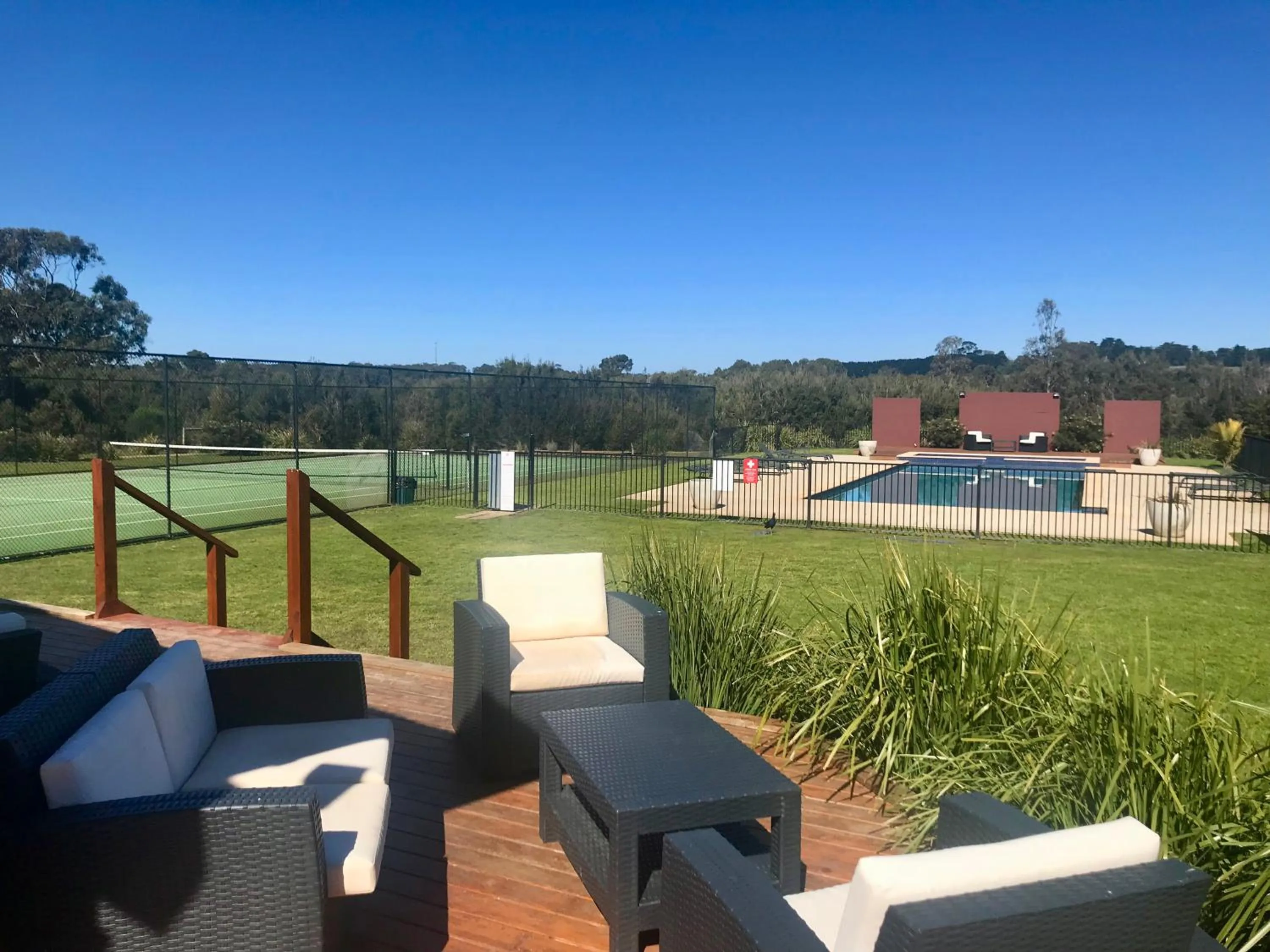Patio in The Nature Resort Villas
