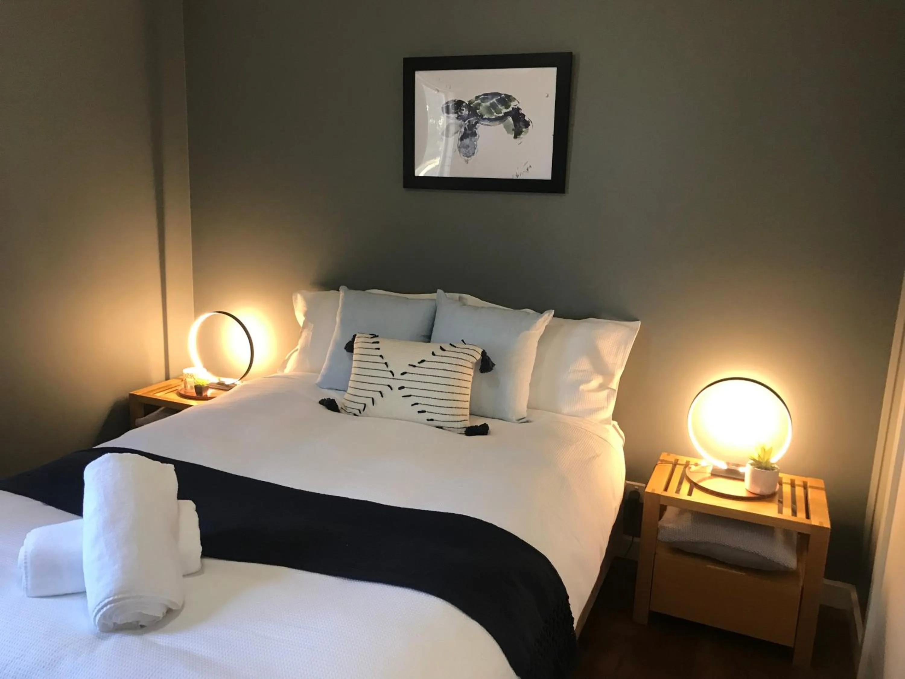 Bed in The Nature Resort Villas