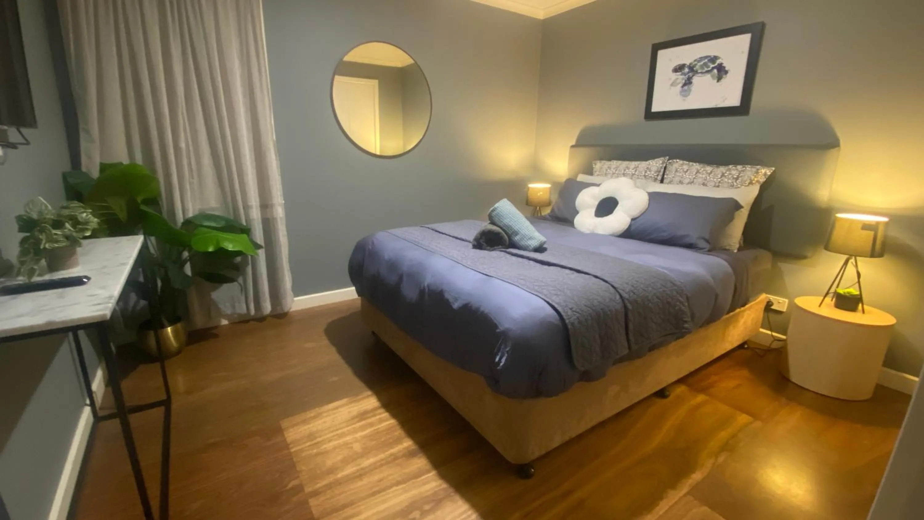 Bed in The Nature Resort Villas