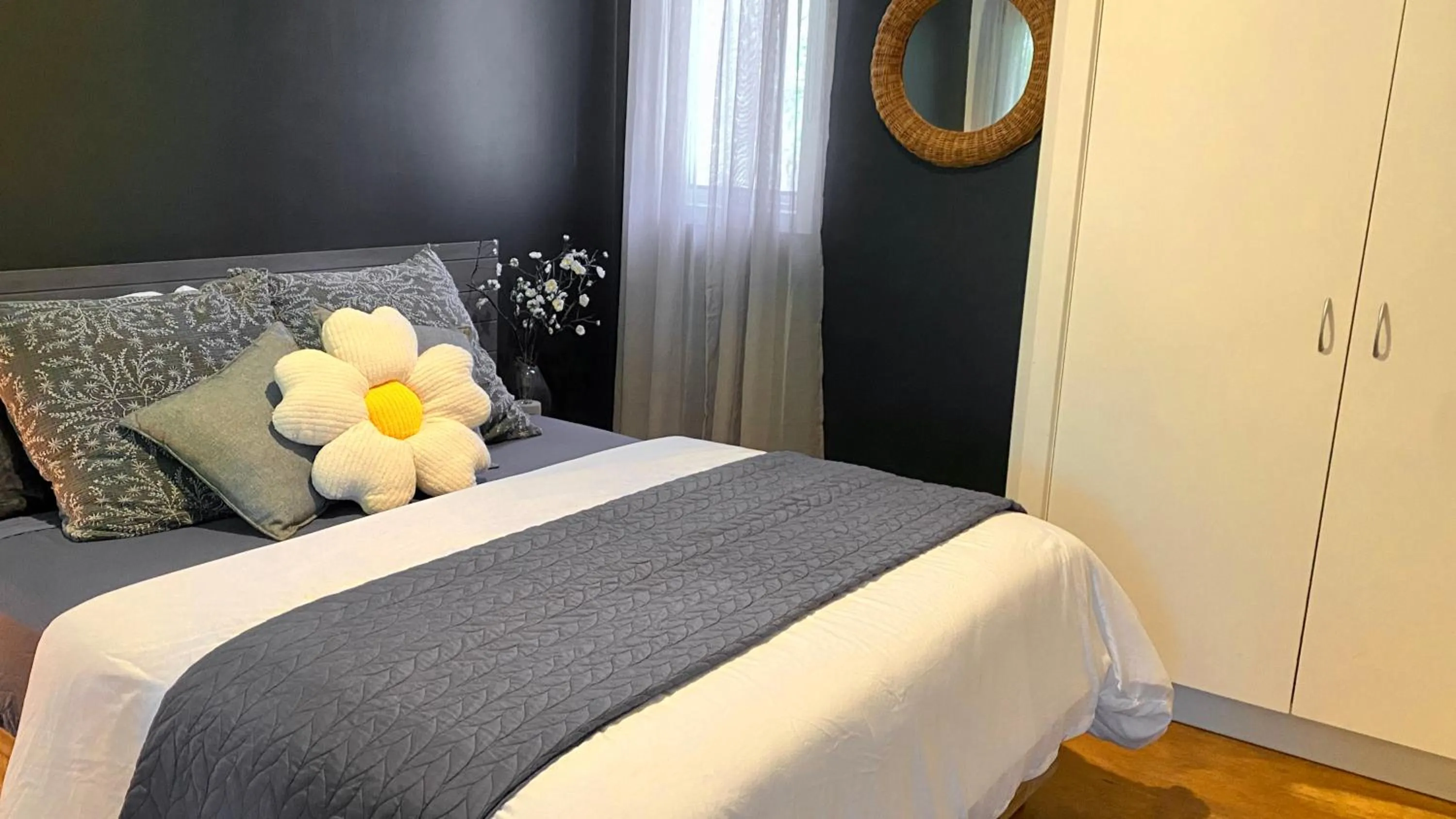 Bed in The Nature Resort Villas