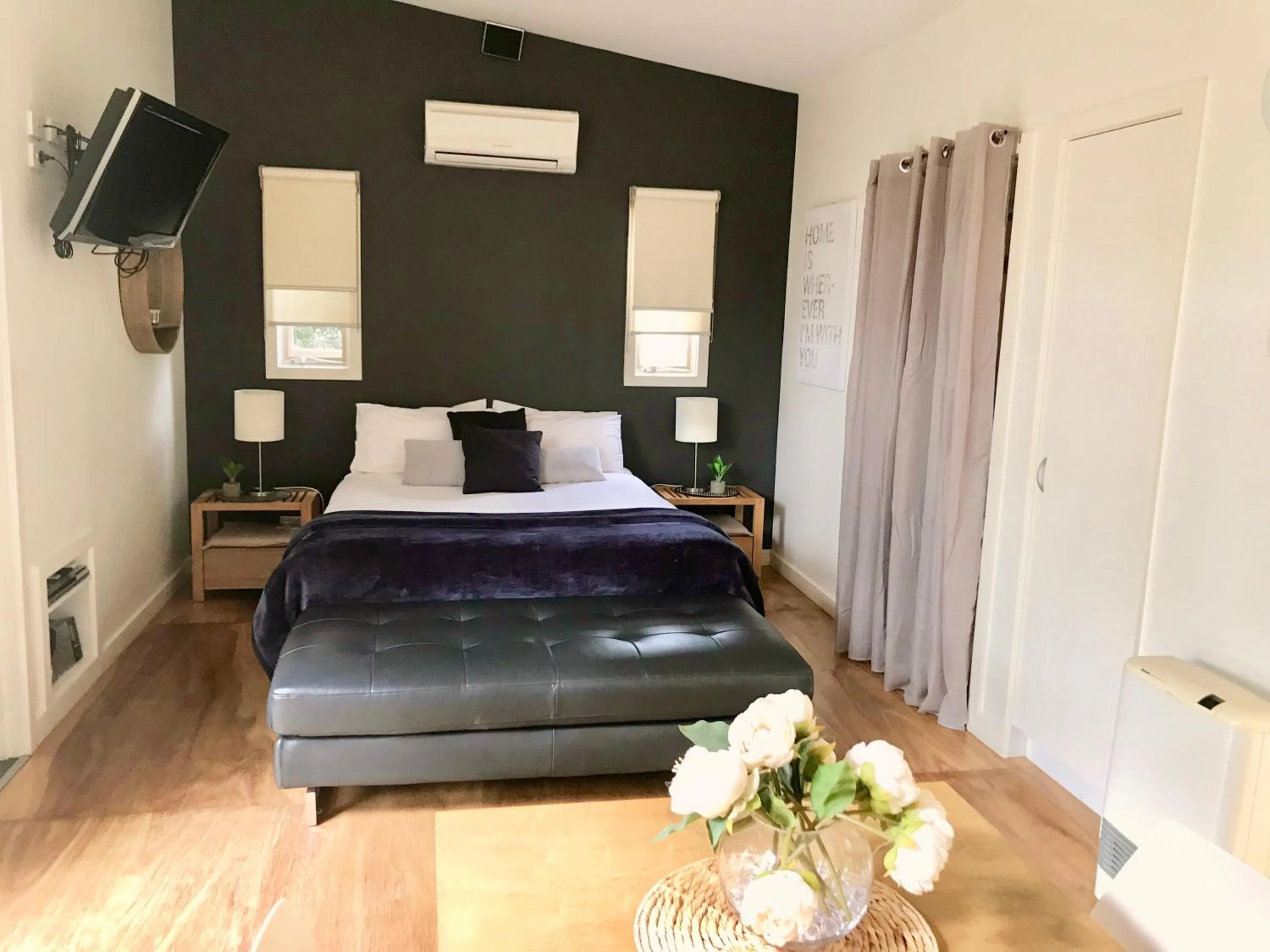 Bed in The Nature Resort Villas