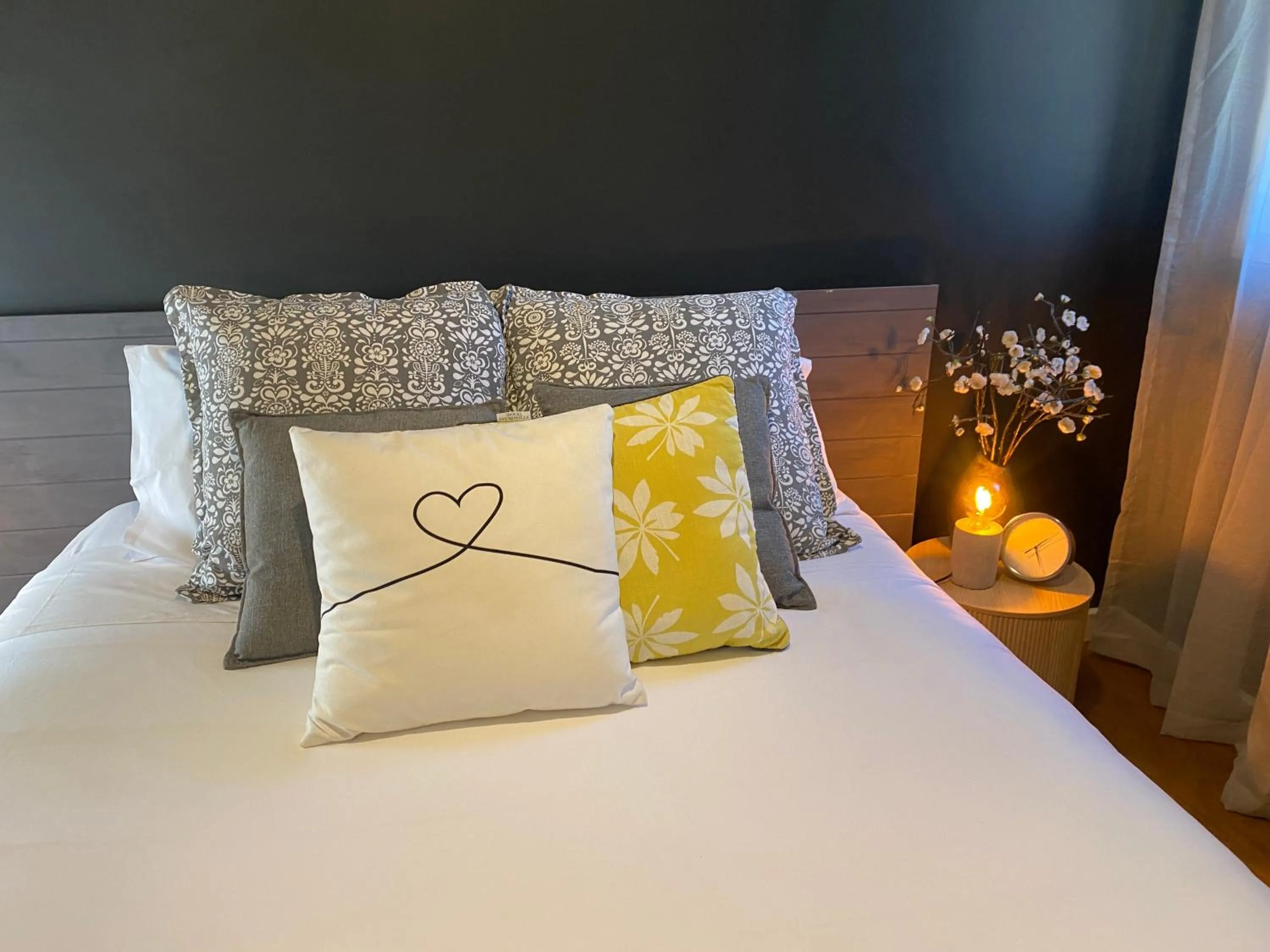 Bed in The Nature Resort Villas