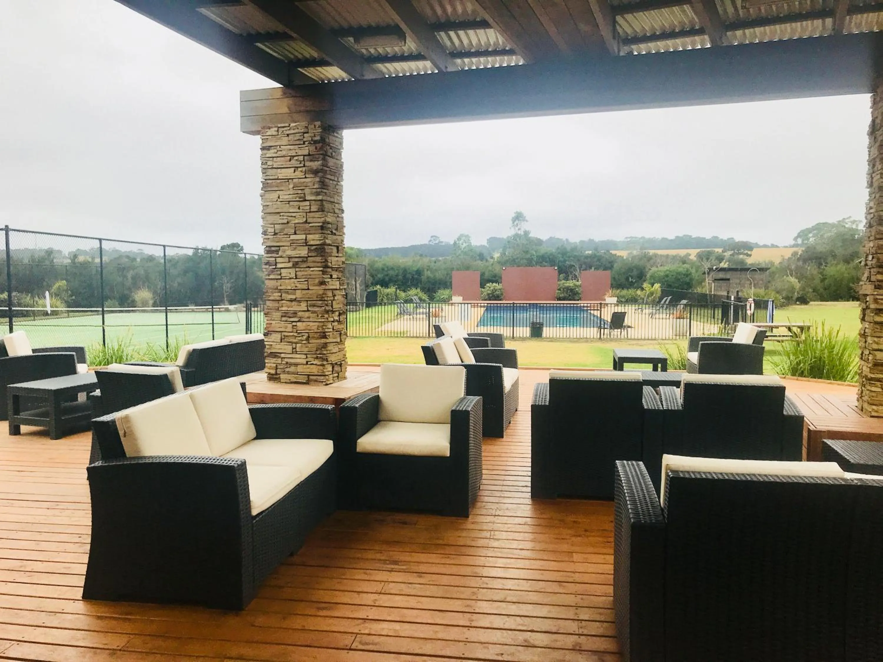 Patio in The Nature Resort Villas