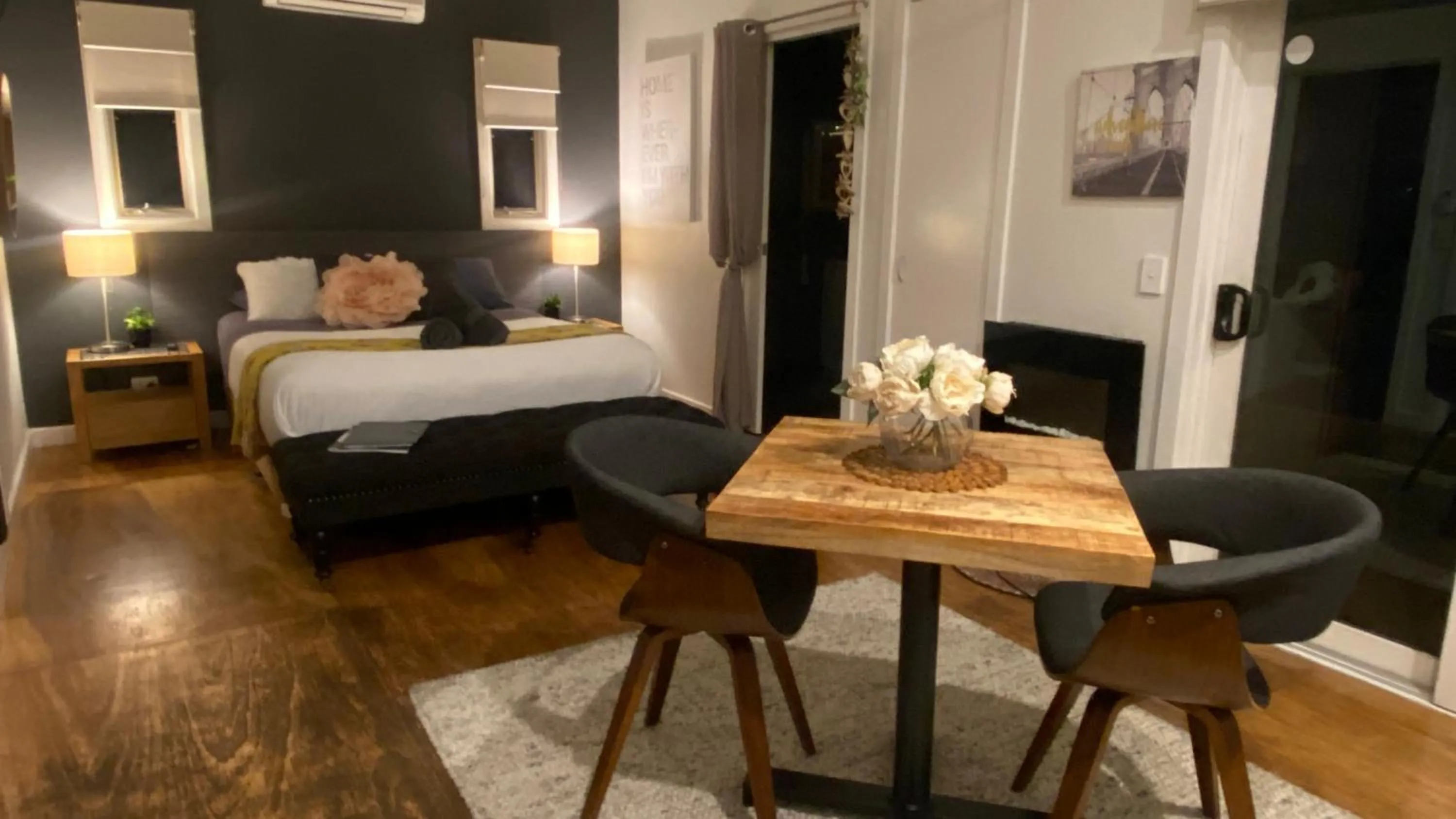 Bed in The Nature Resort Villas