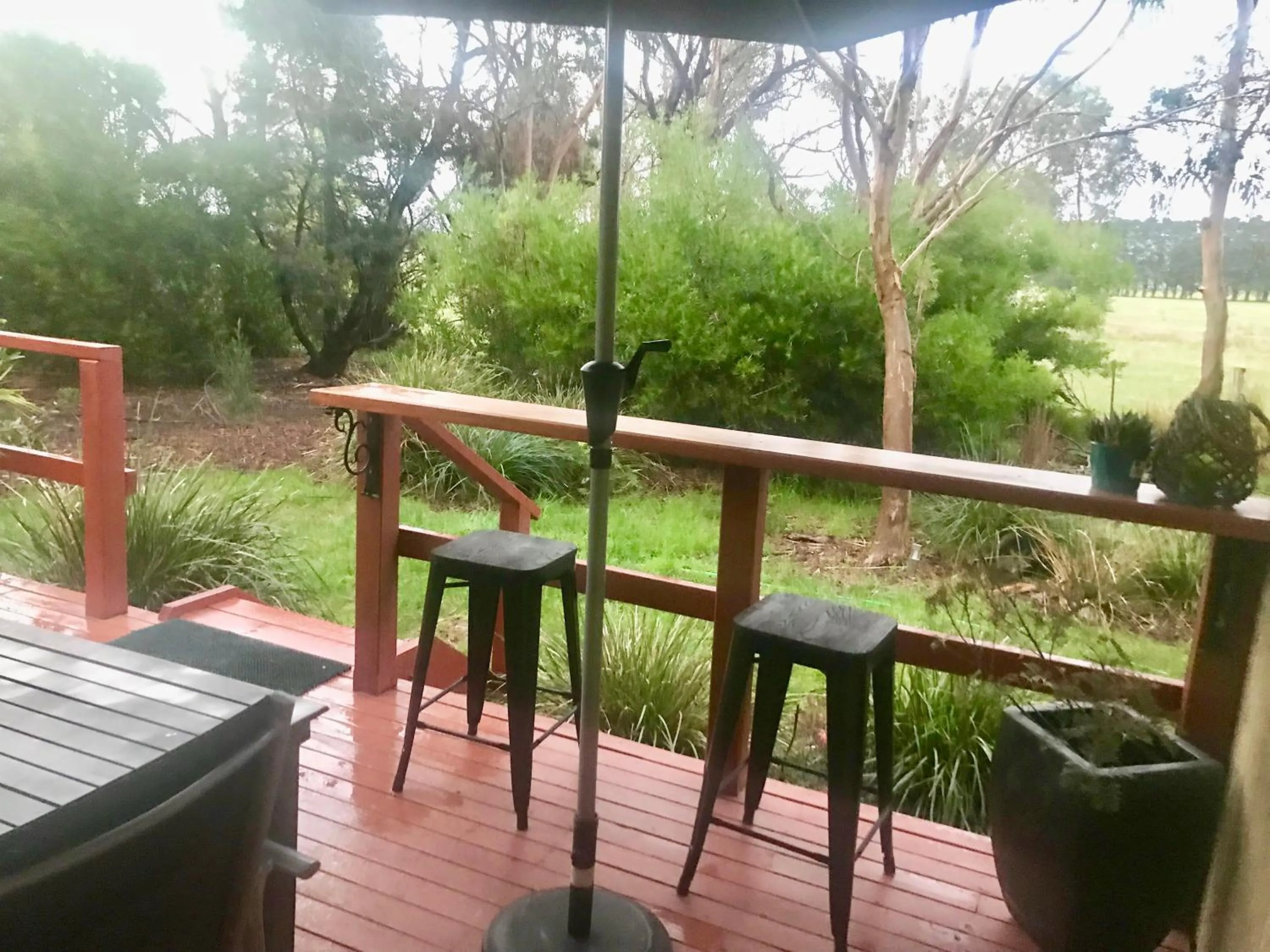Patio in The Nature Resort Villas
