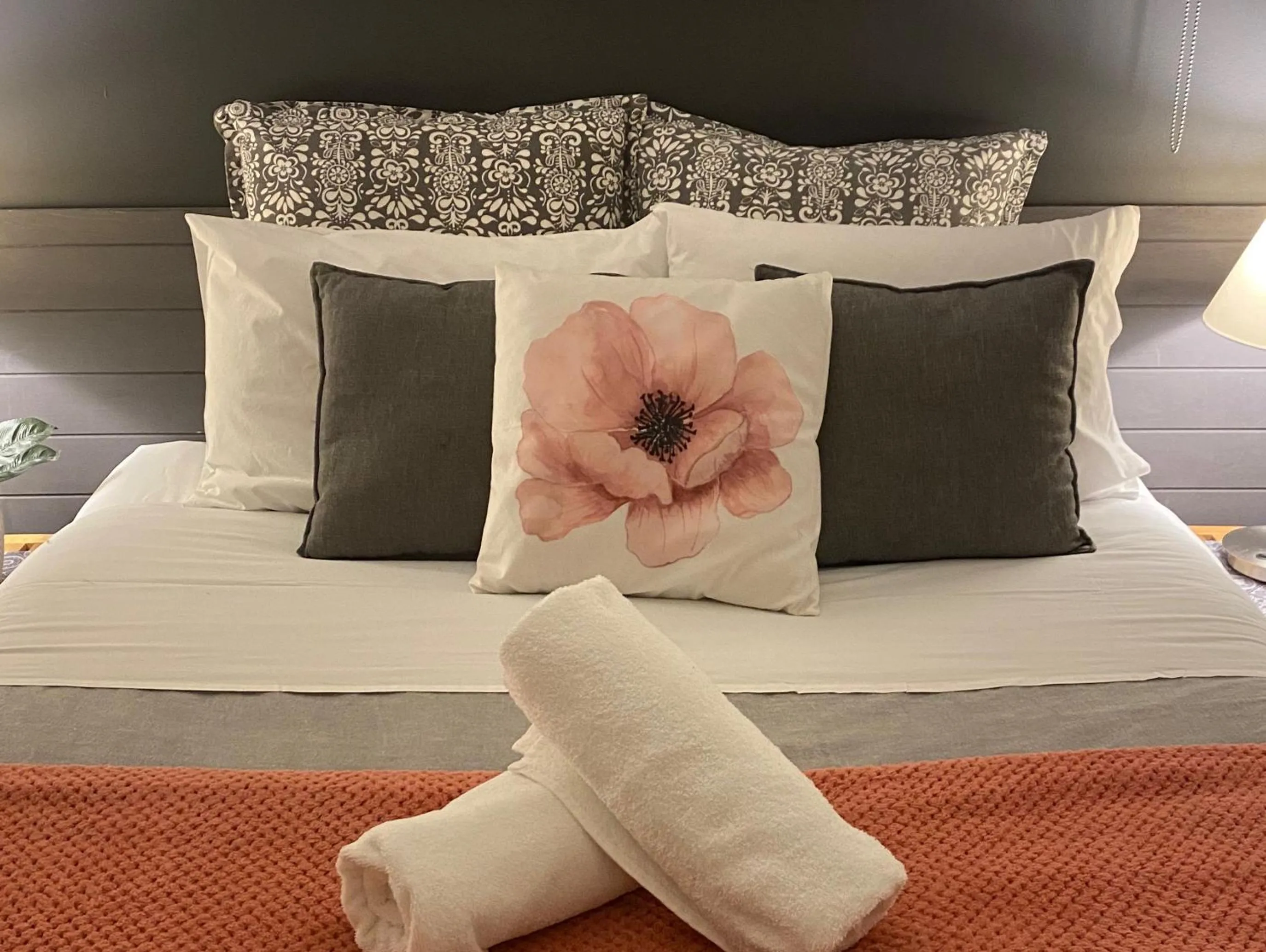 Bed in The Nature Resort Villas