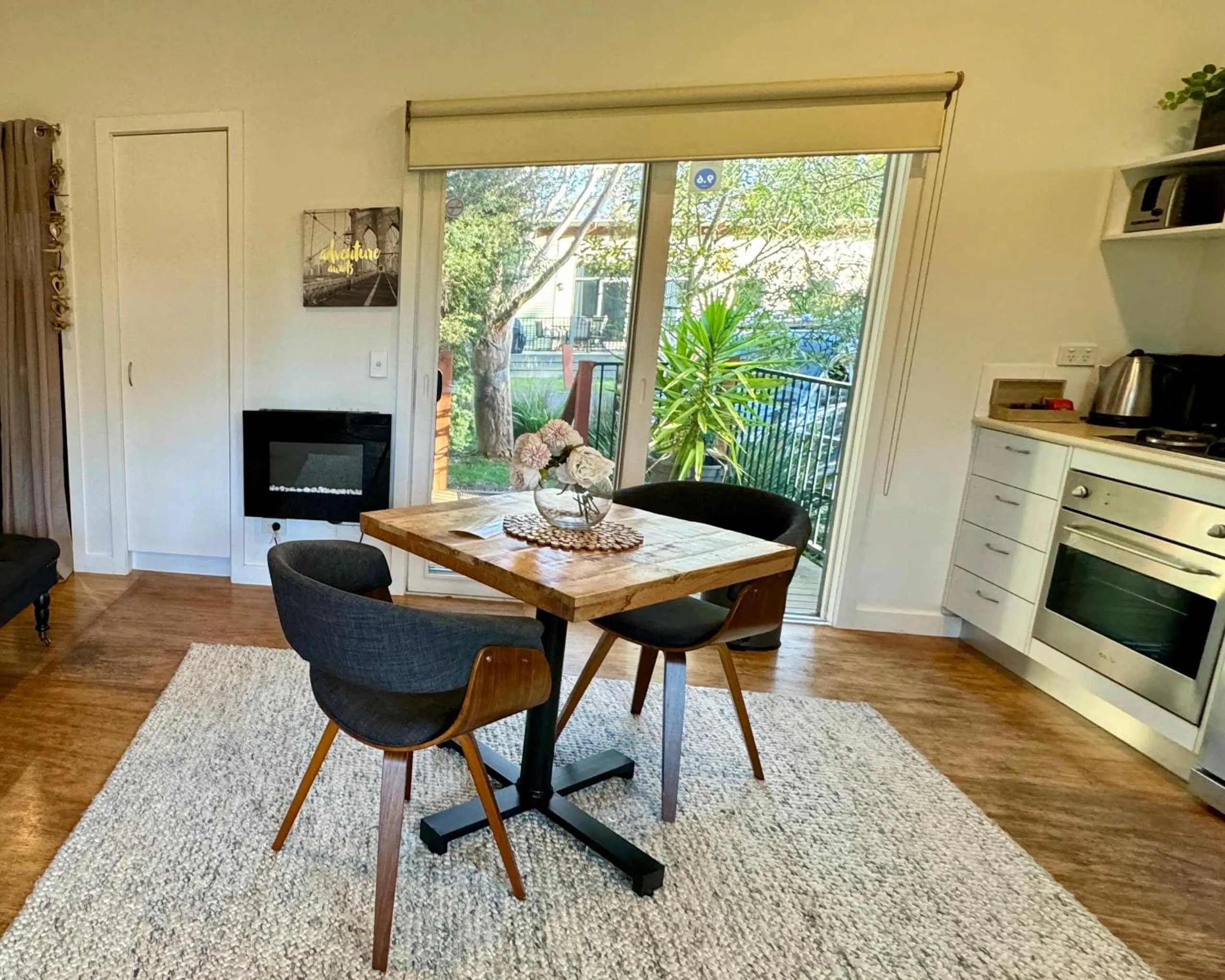 Quiet street view in The Nature Resort Villas