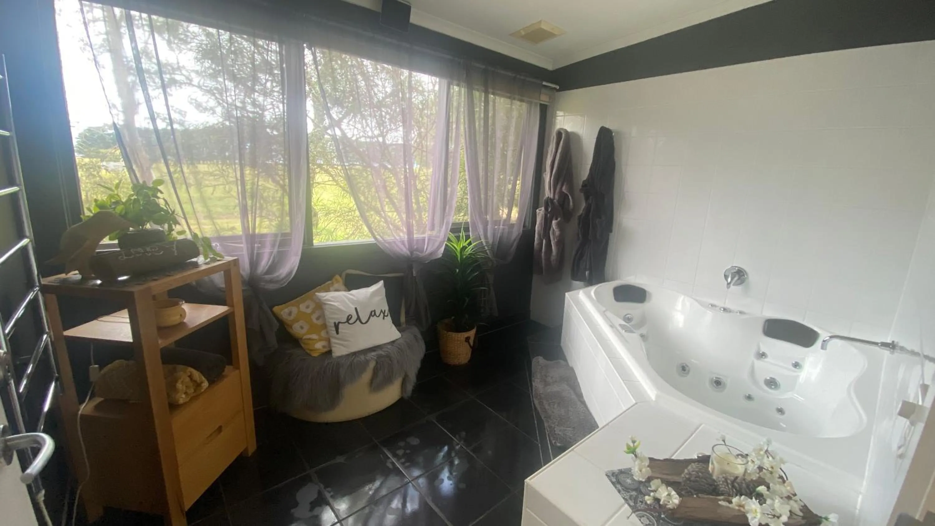 Hot Spring Bath in The Nature Resort Villas