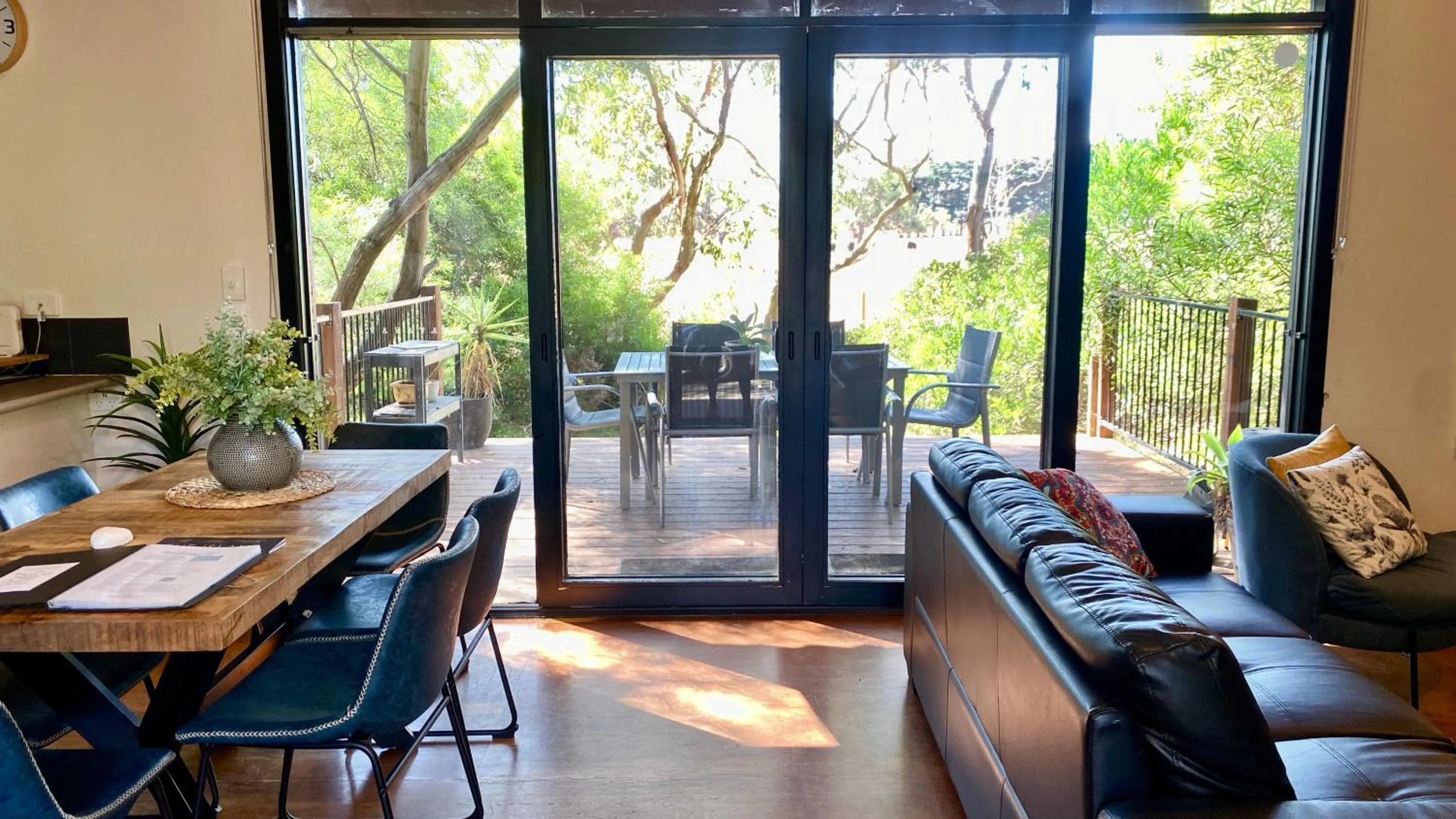 Quiet street view in The Nature Resort Villas