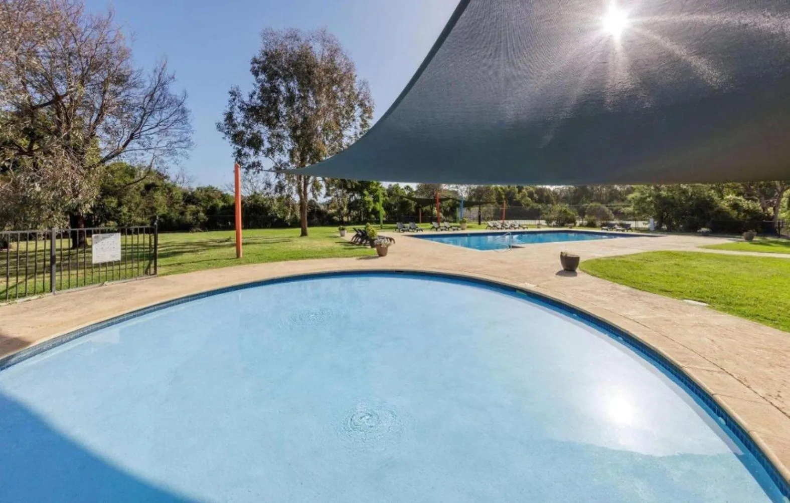 Swimming pool in The Nature Resort Villas