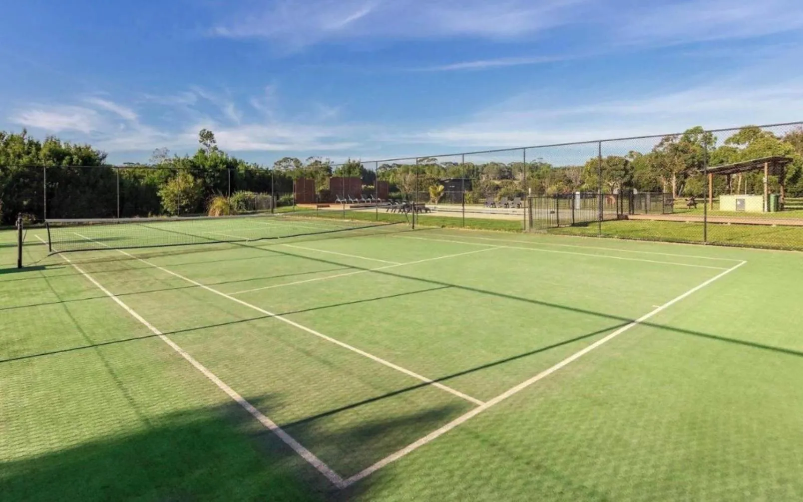 Tennis court in The Nature Resort Villas