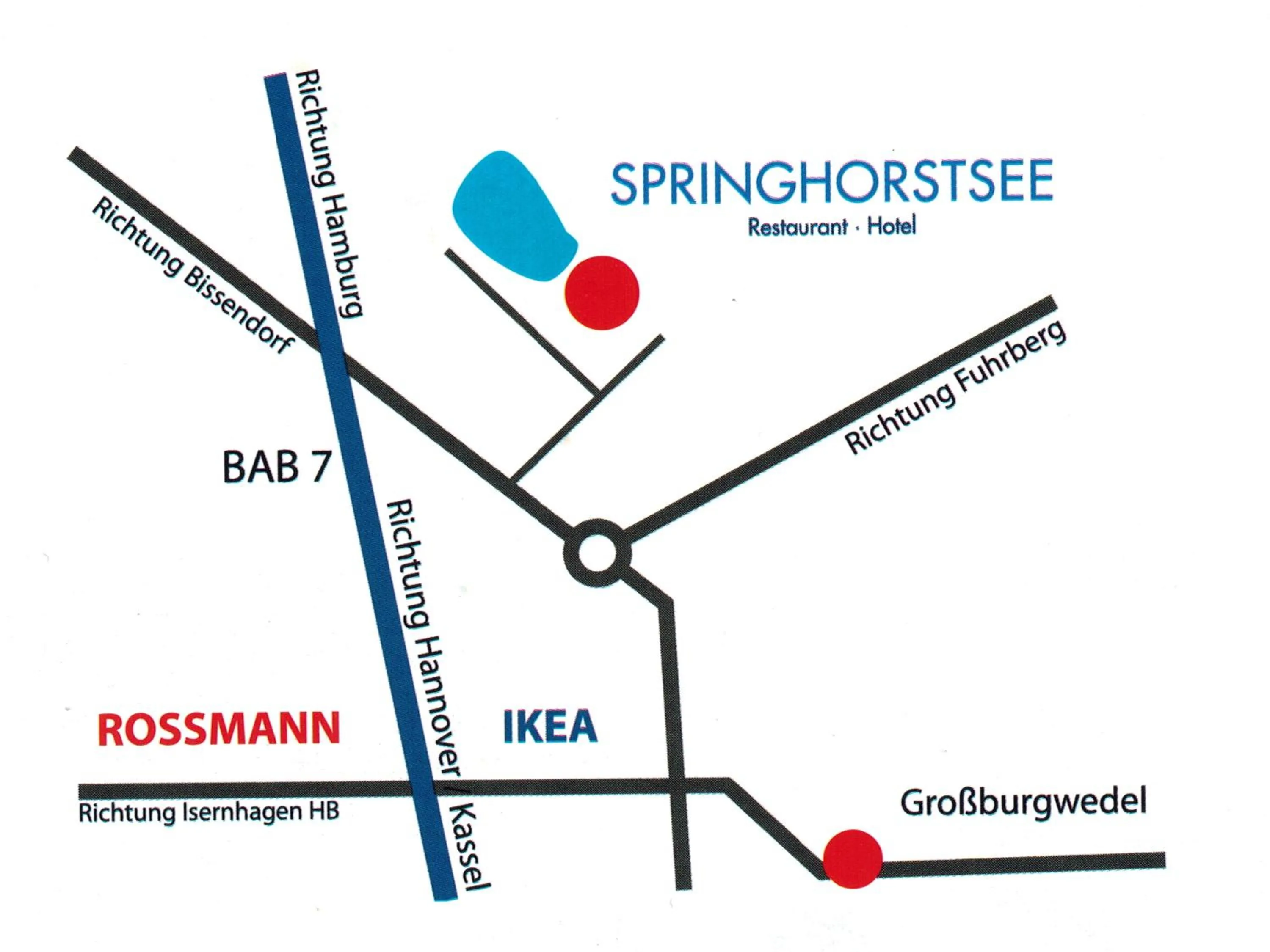 Location in Hotel am Springhorstsee