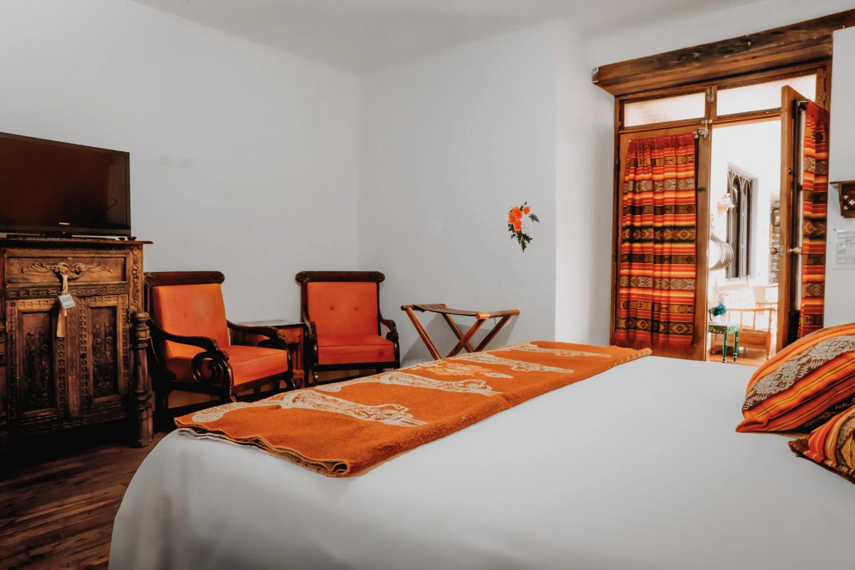 Bed in Hotel Casa Alquimia