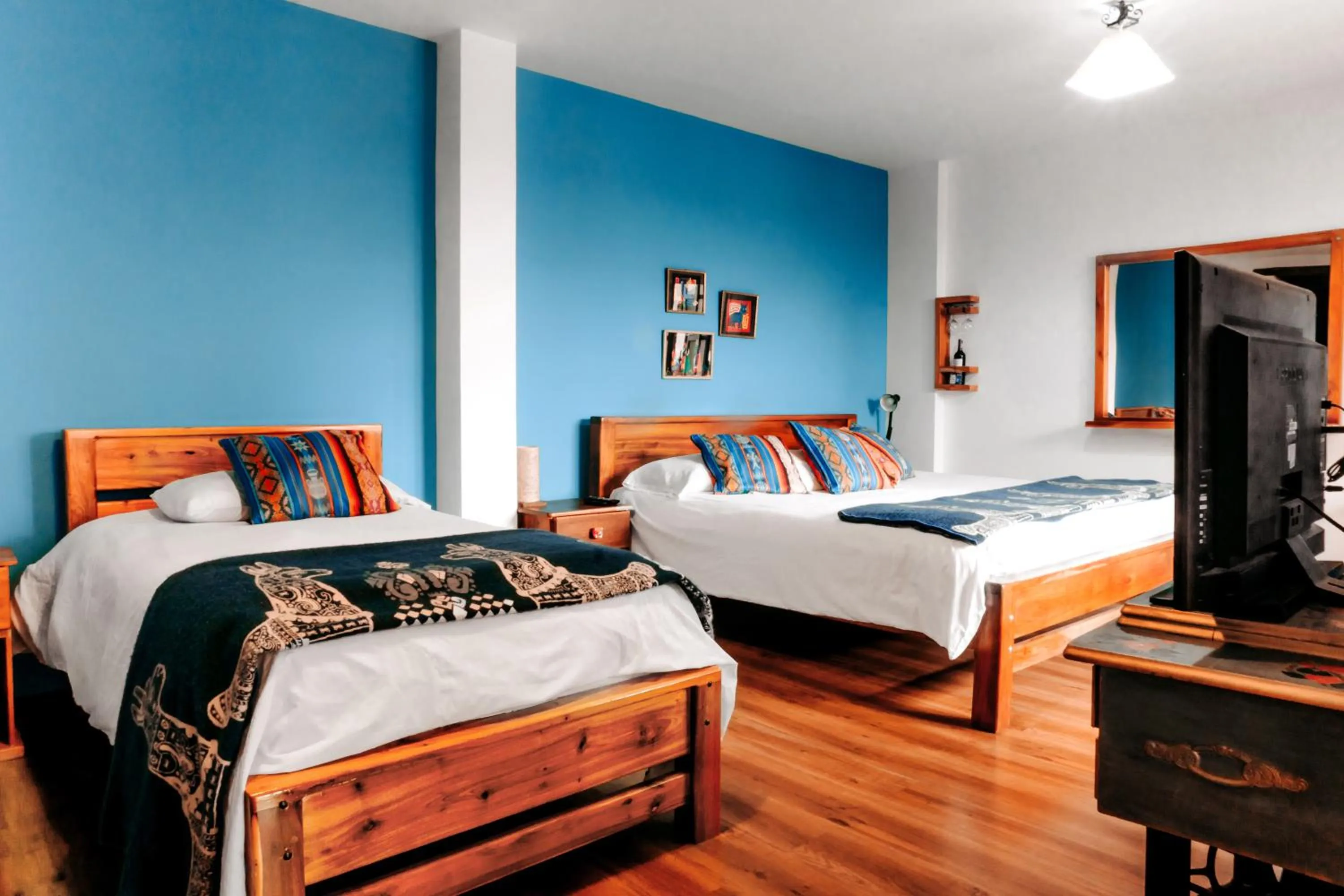 Bed in Hotel Casa Alquimia