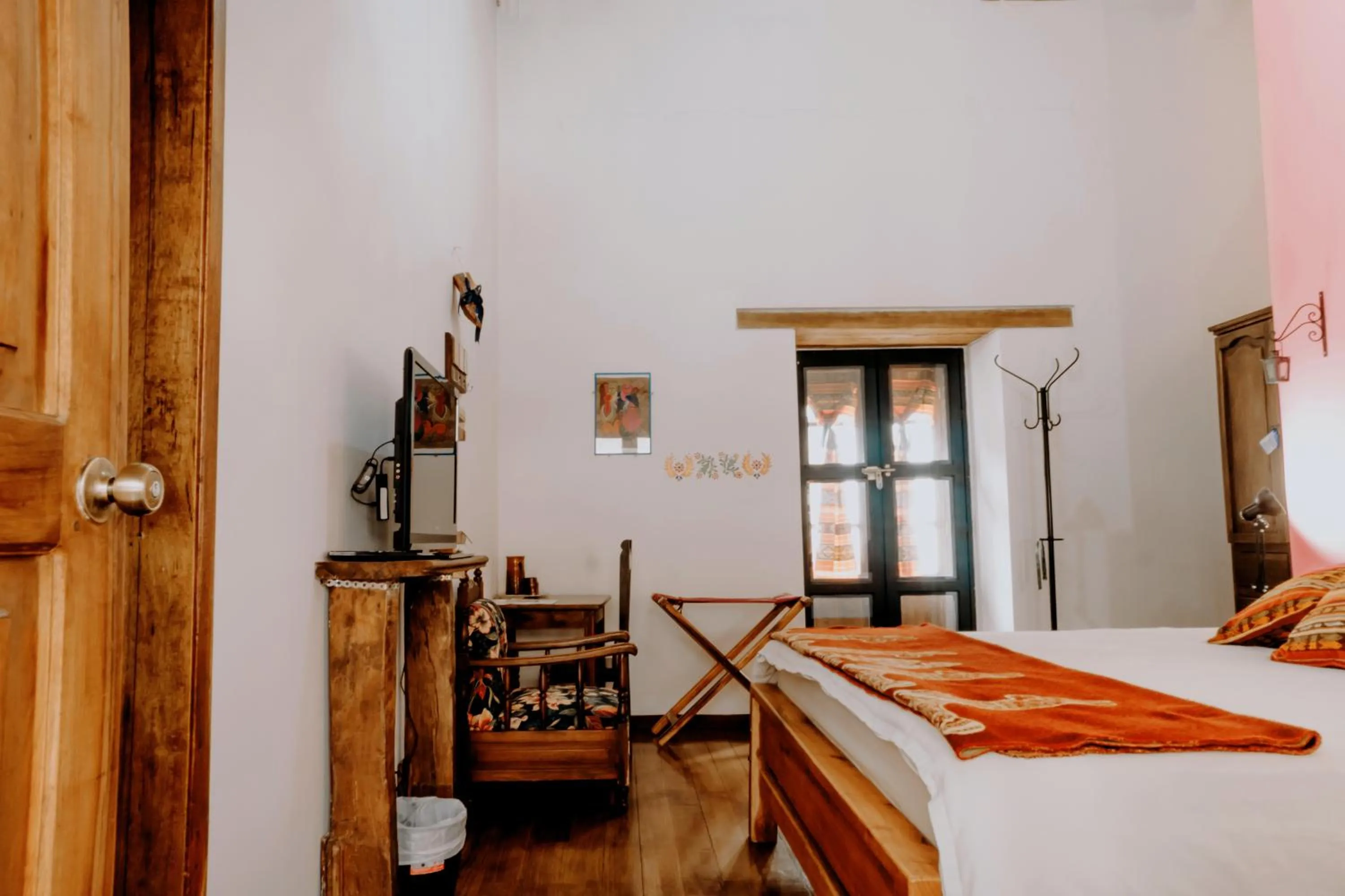 Bed in Hotel Casa Alquimia