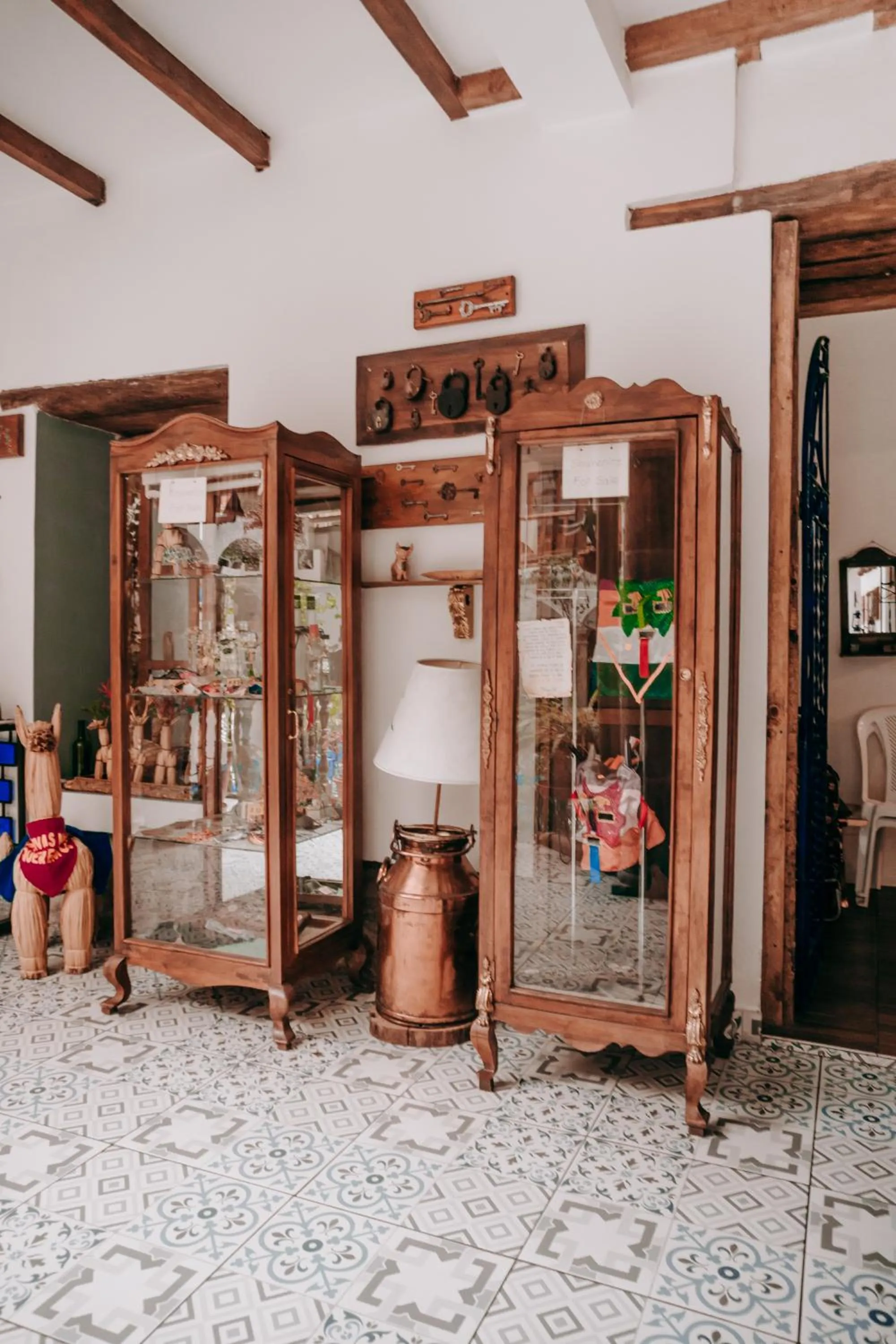 Kitchen or kitchenette in Hotel Casa Alquimia