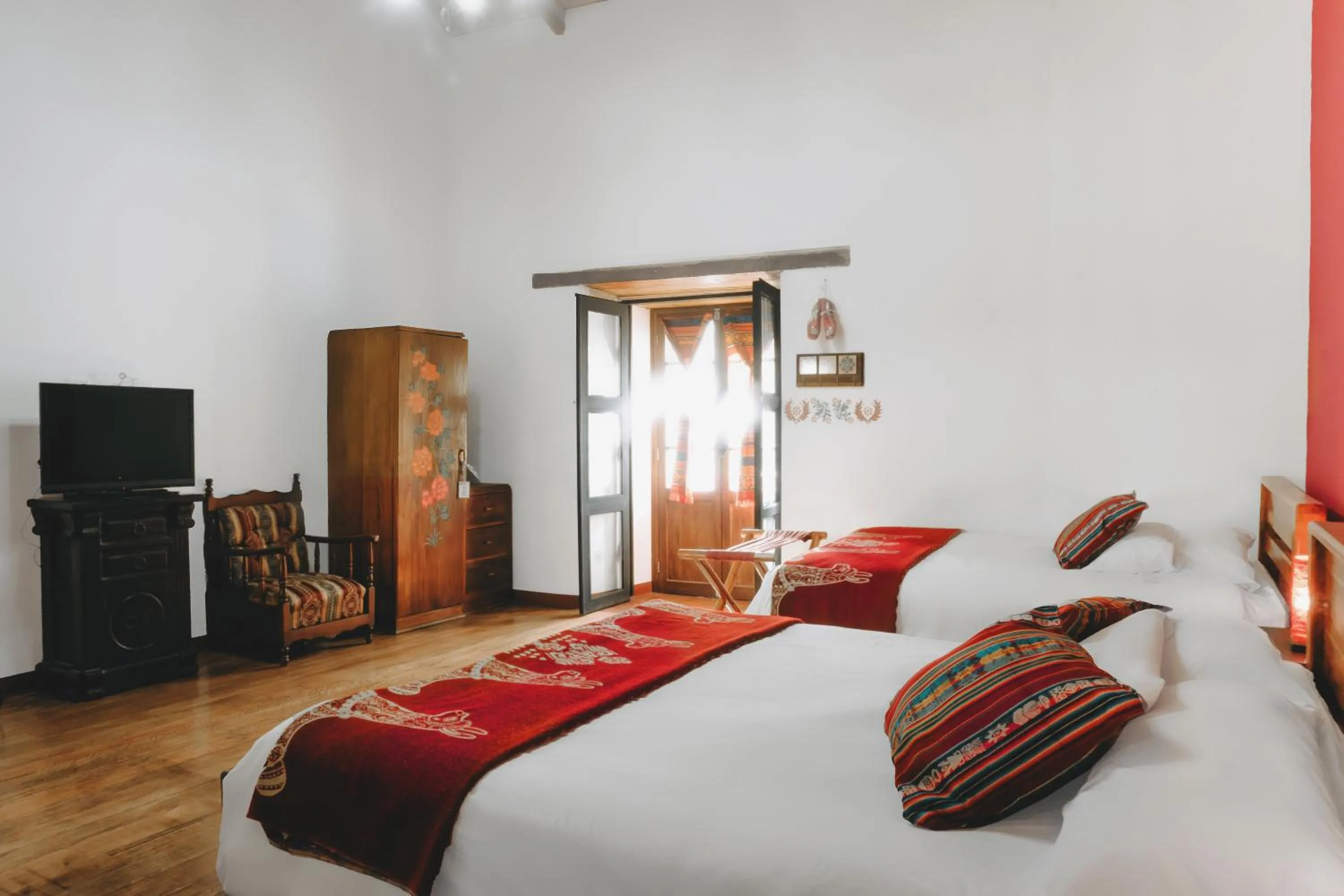 Bed in Hotel Casa Alquimia