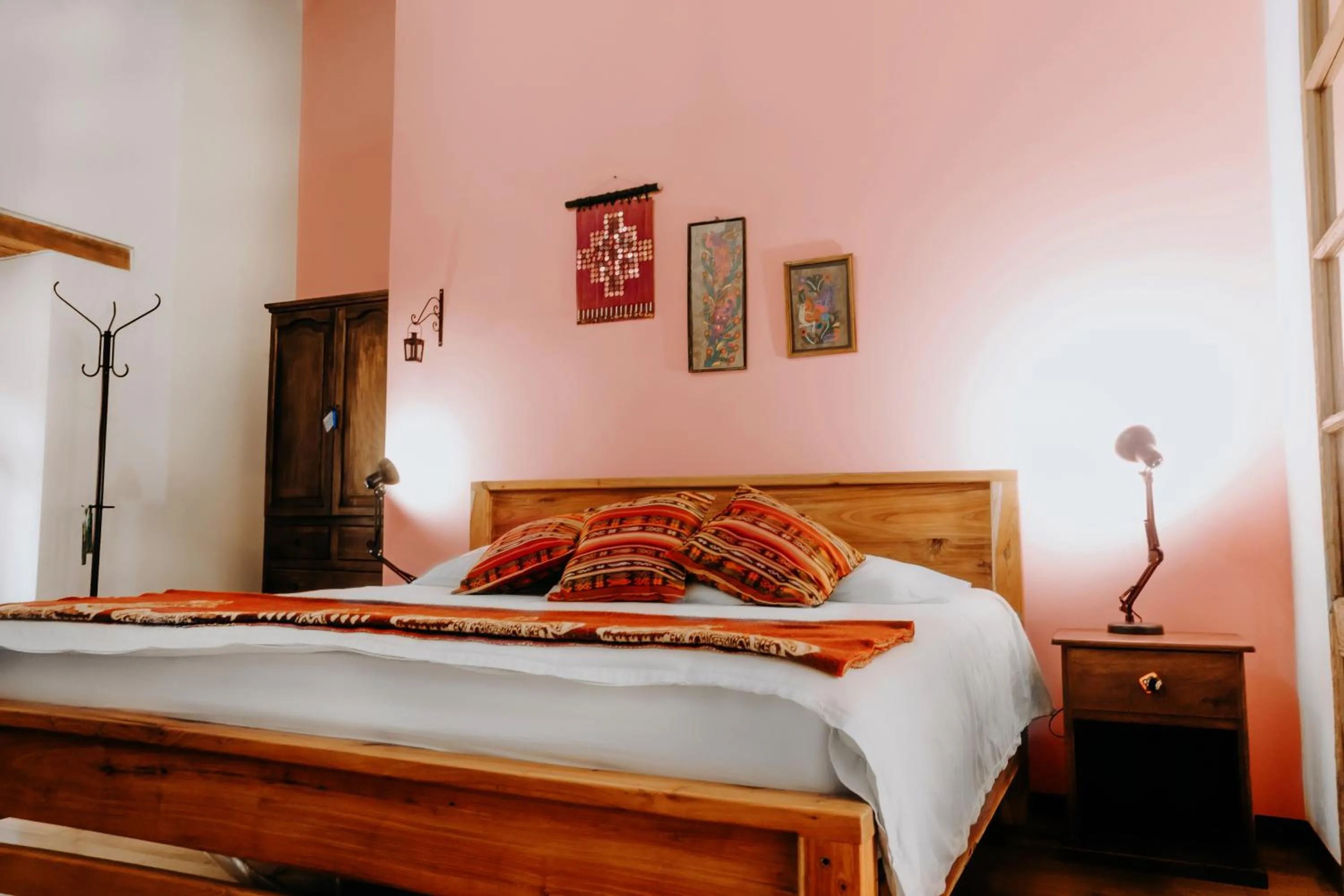 Bed in Hotel Casa Alquimia