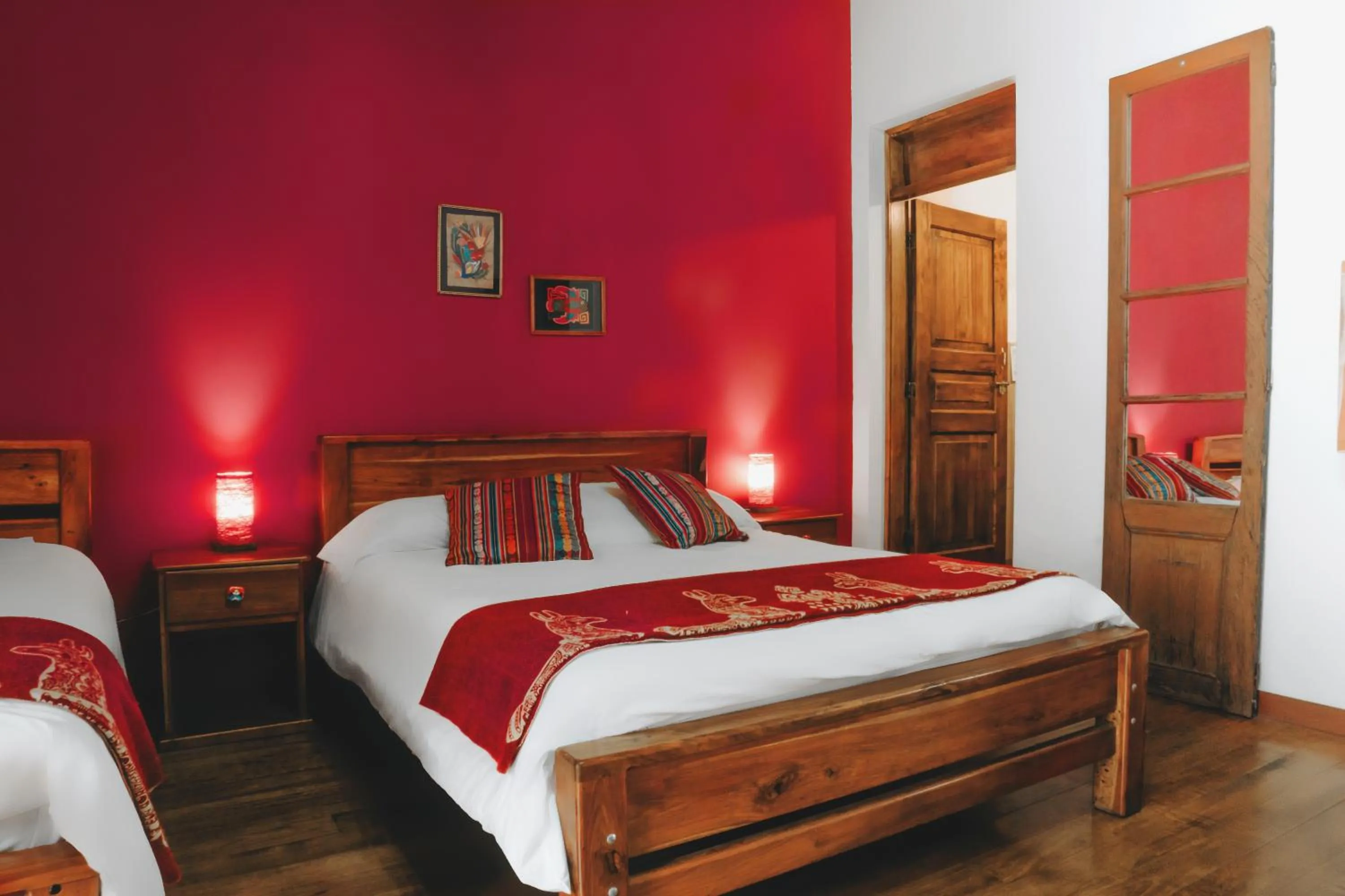 Bed in Hotel Casa Alquimia