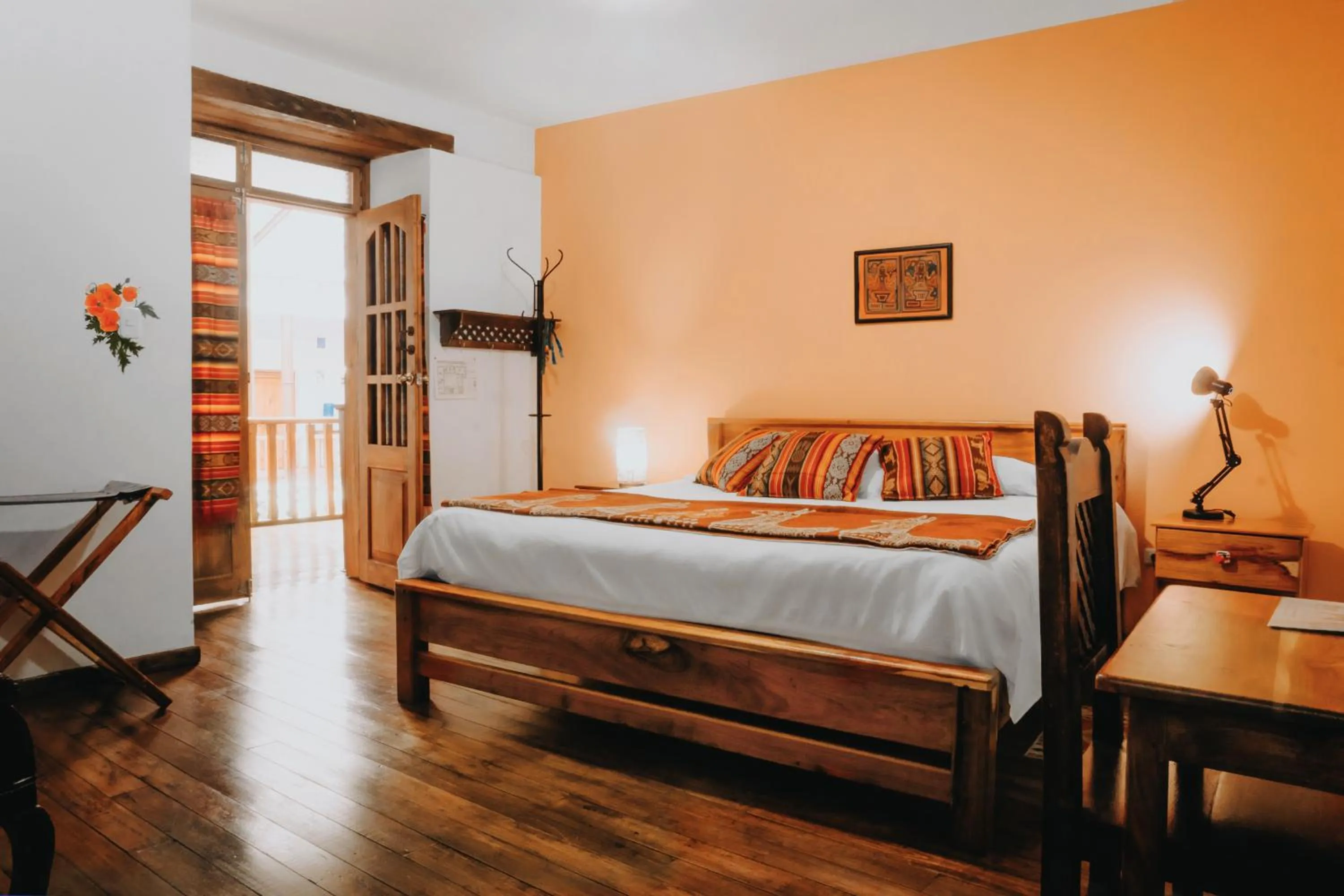 Bed in Hotel Casa Alquimia