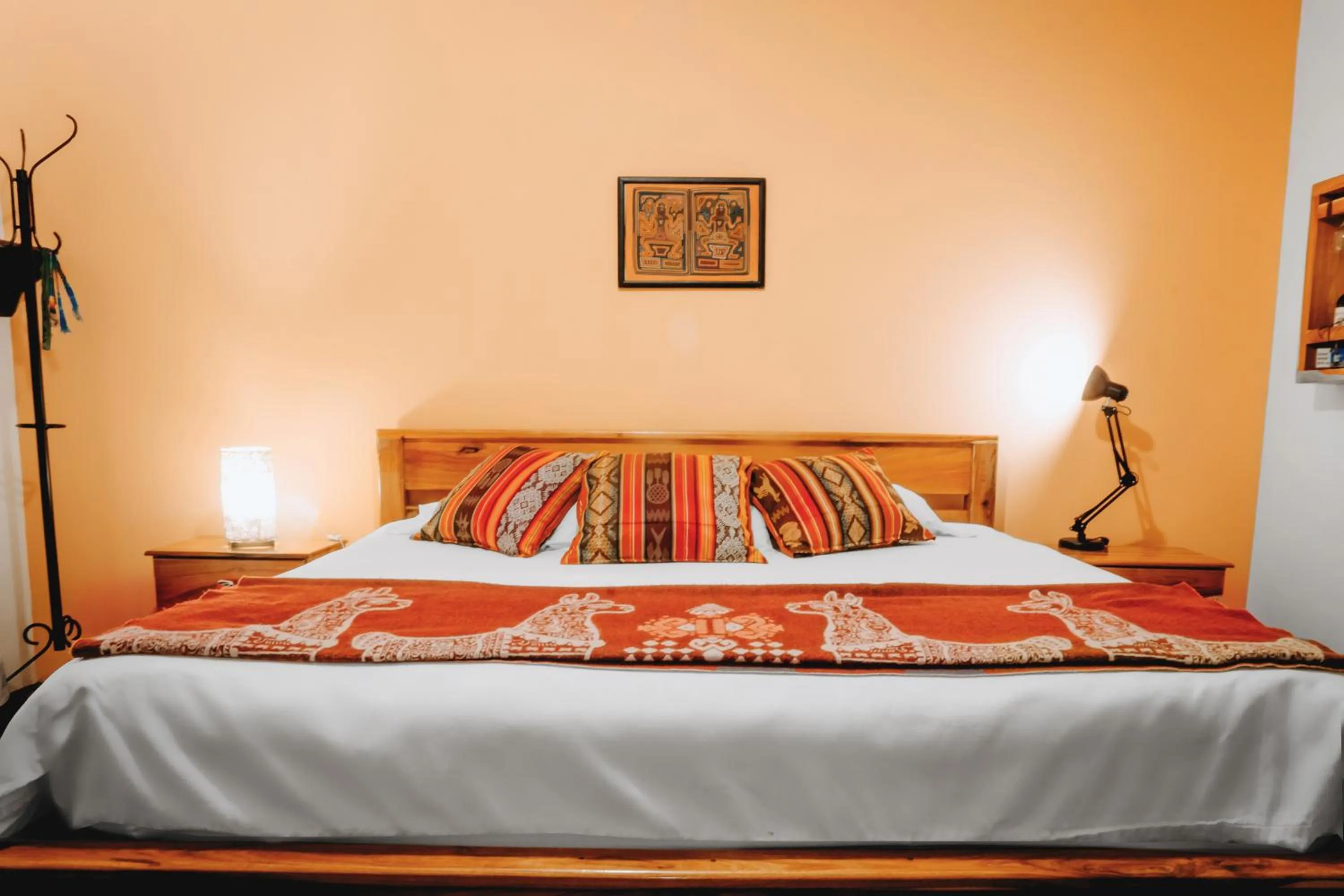 Bed in Hotel Casa Alquimia