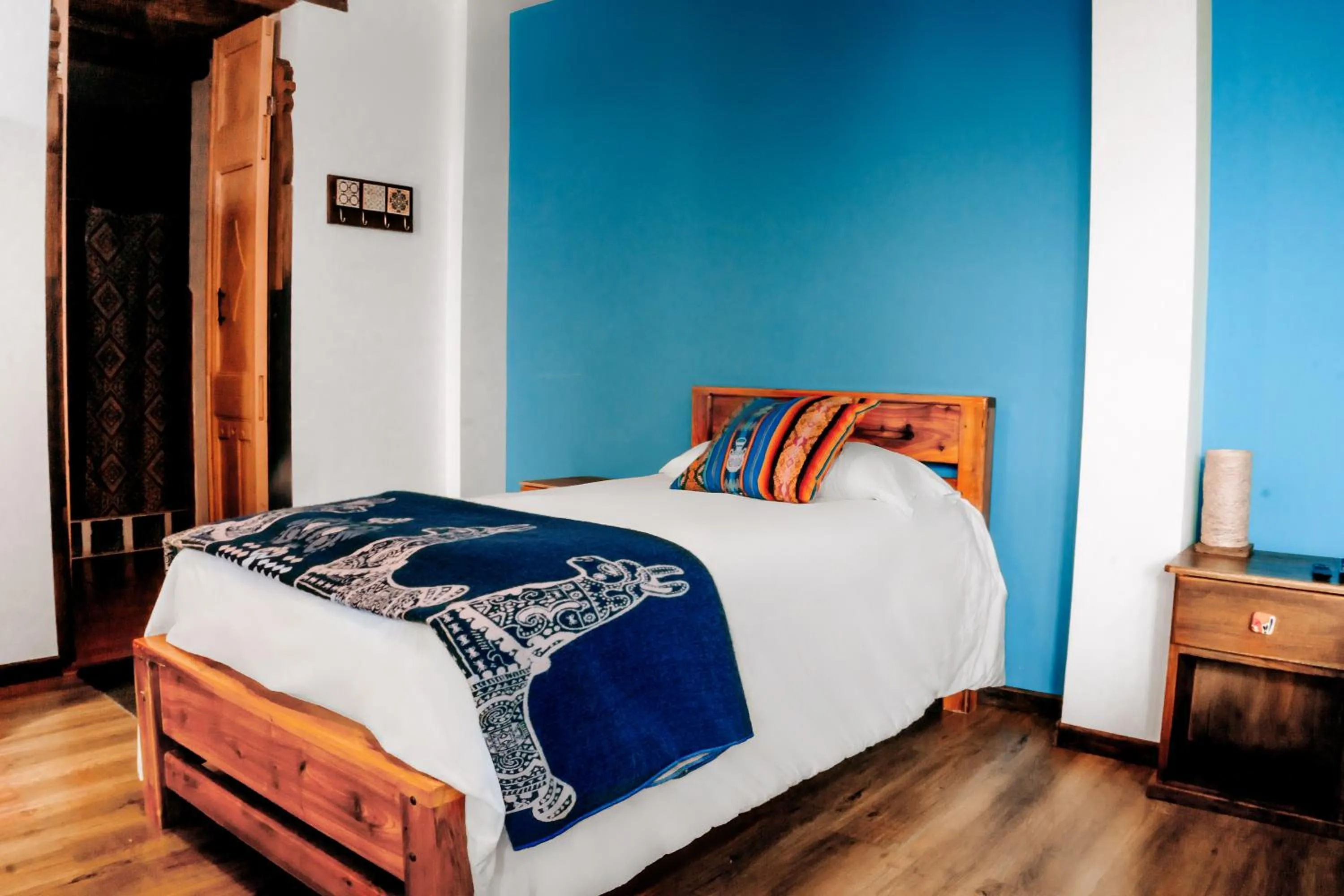 Bed in Hotel Casa Alquimia