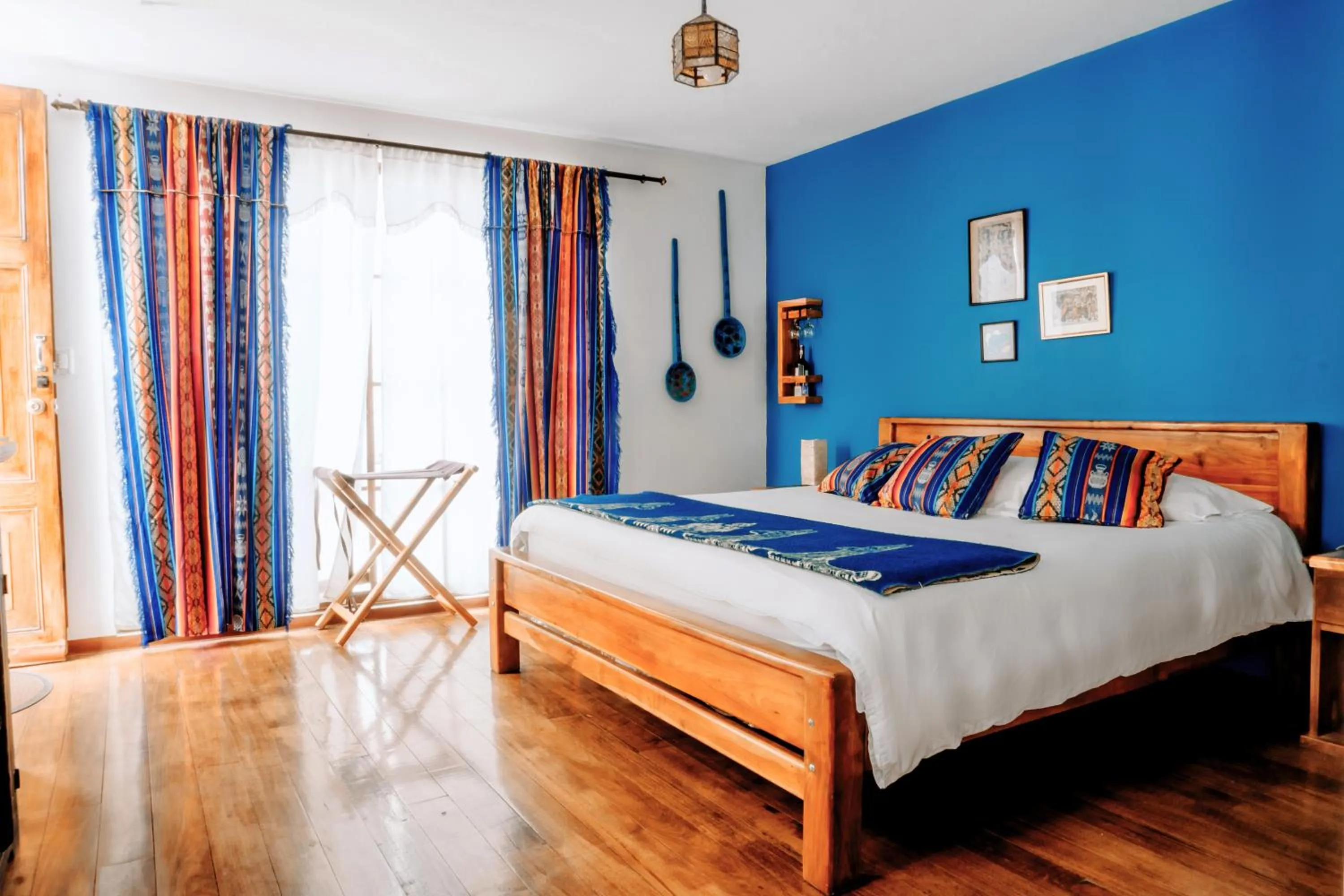 Bed in Hotel Casa Alquimia