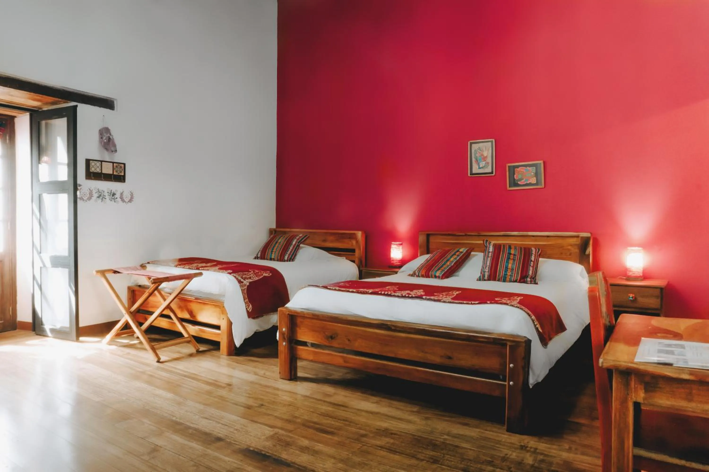 Bed in Hotel Casa Alquimia