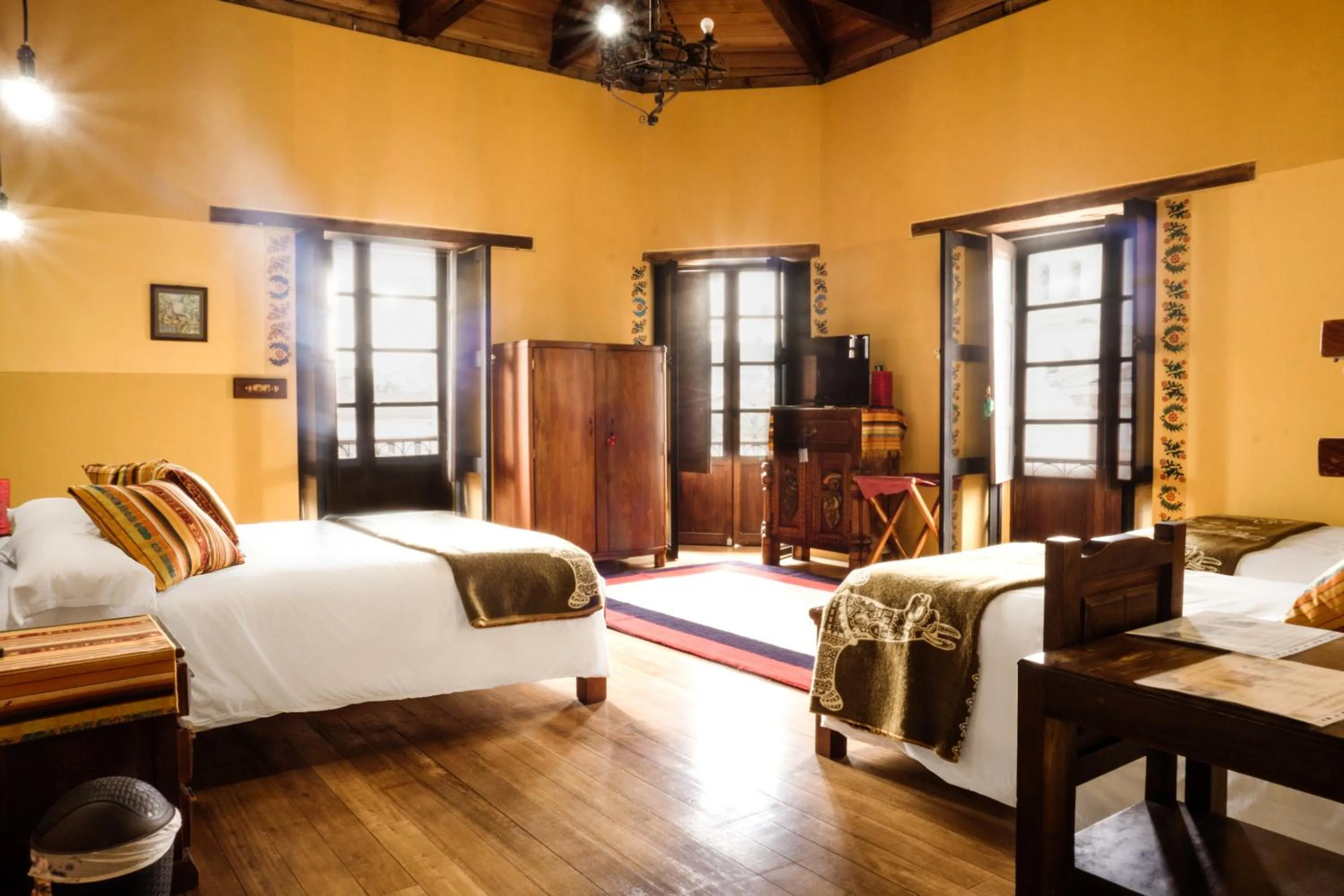 Bed in Hotel Casa Alquimia